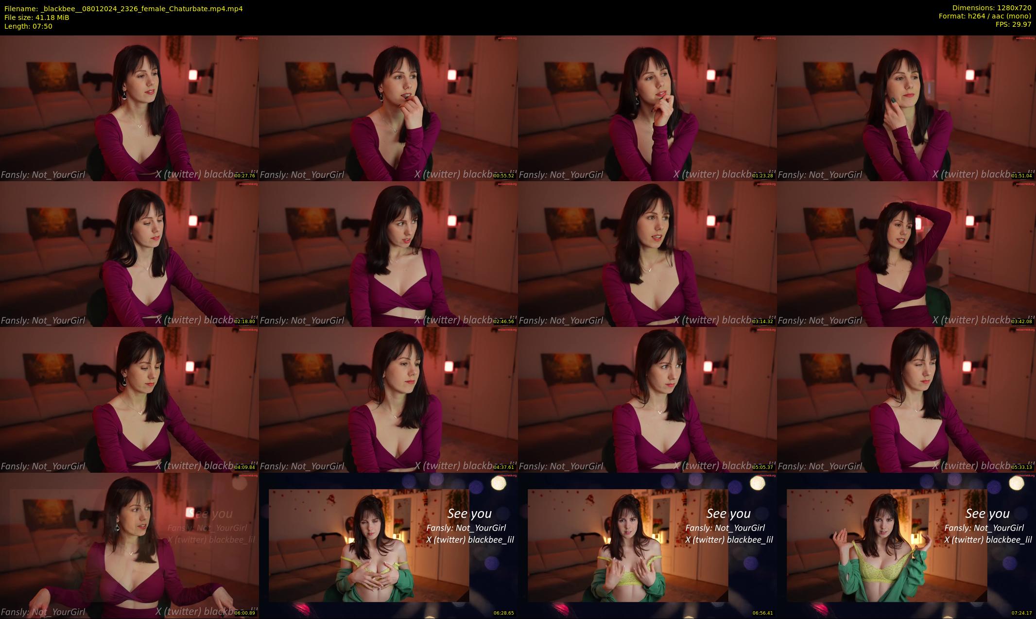 _blackbee_ — 8 minute Chaturbate female cam show recording, 720p, Jan 8, 2024