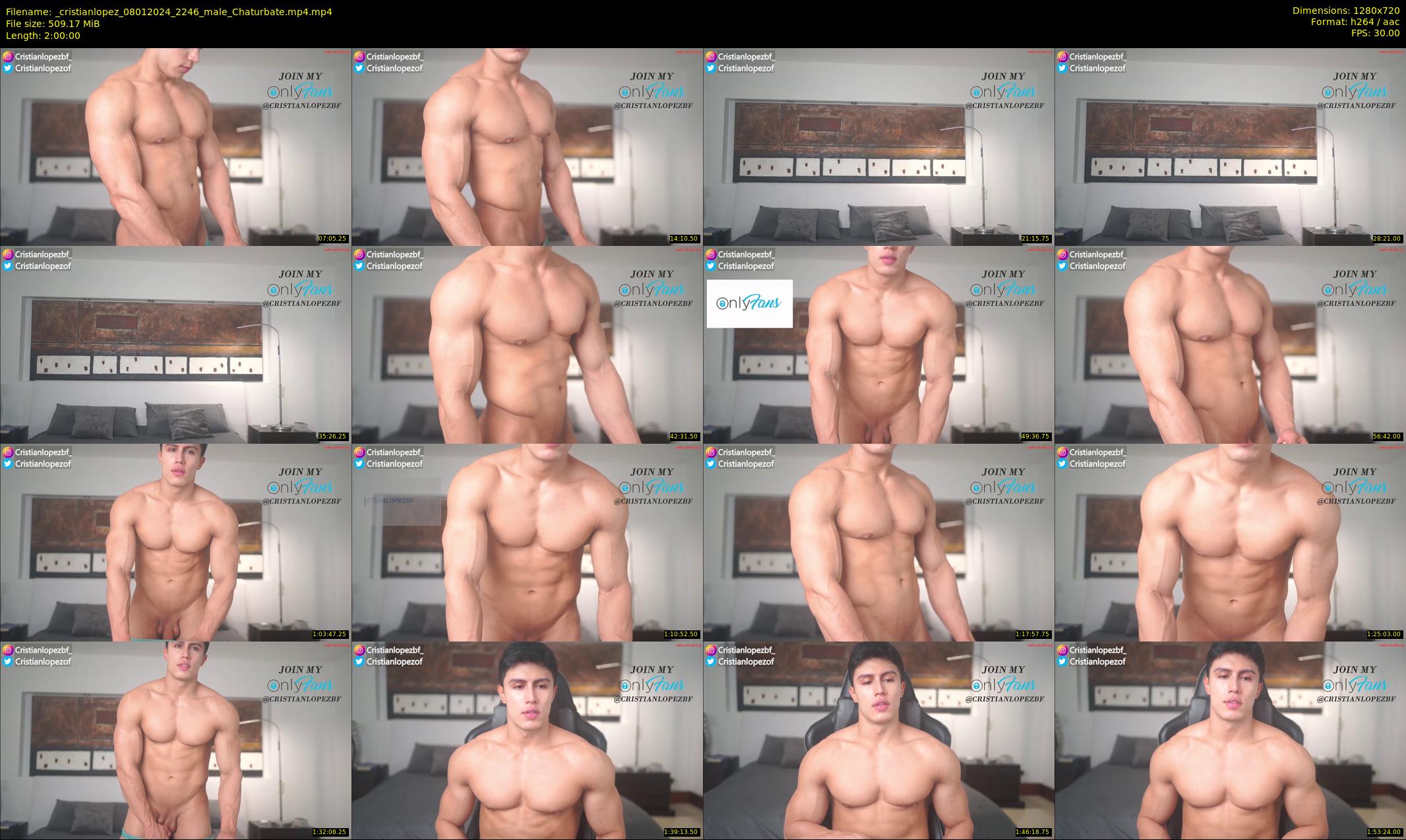 _cristianlopez — 120 minute Chaturbate male cam show recording, 720p, Jan 8, 2024