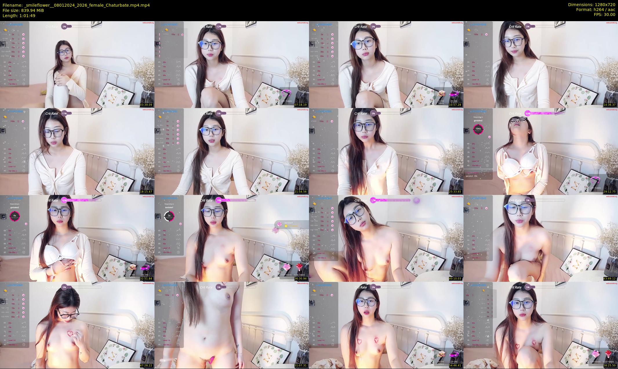 _smileflower_ — 62 minute Chaturbate female cam show recording, 720p, Jan 8, 2024
