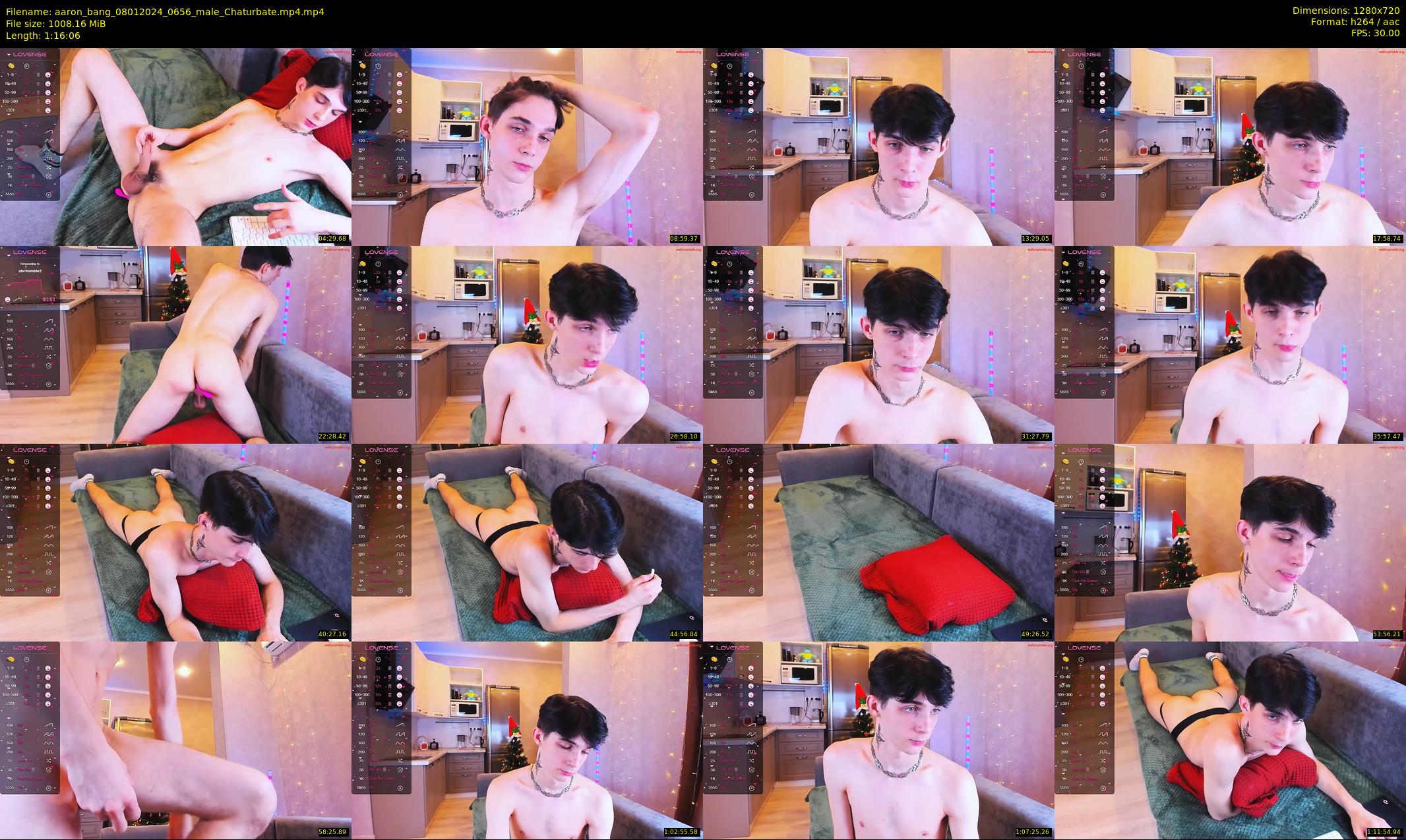 aaron_bang — 77 minute Chaturbate male cam show recording, 720p, Jan 8, 2024