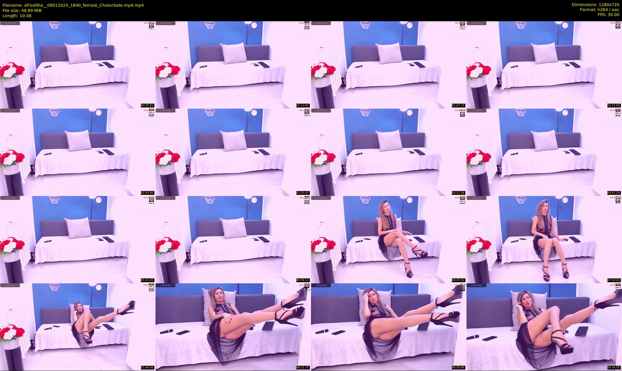 afroditha_ — 11 minute Chaturbate female cam show recording, 720p, Jan 8, 2024