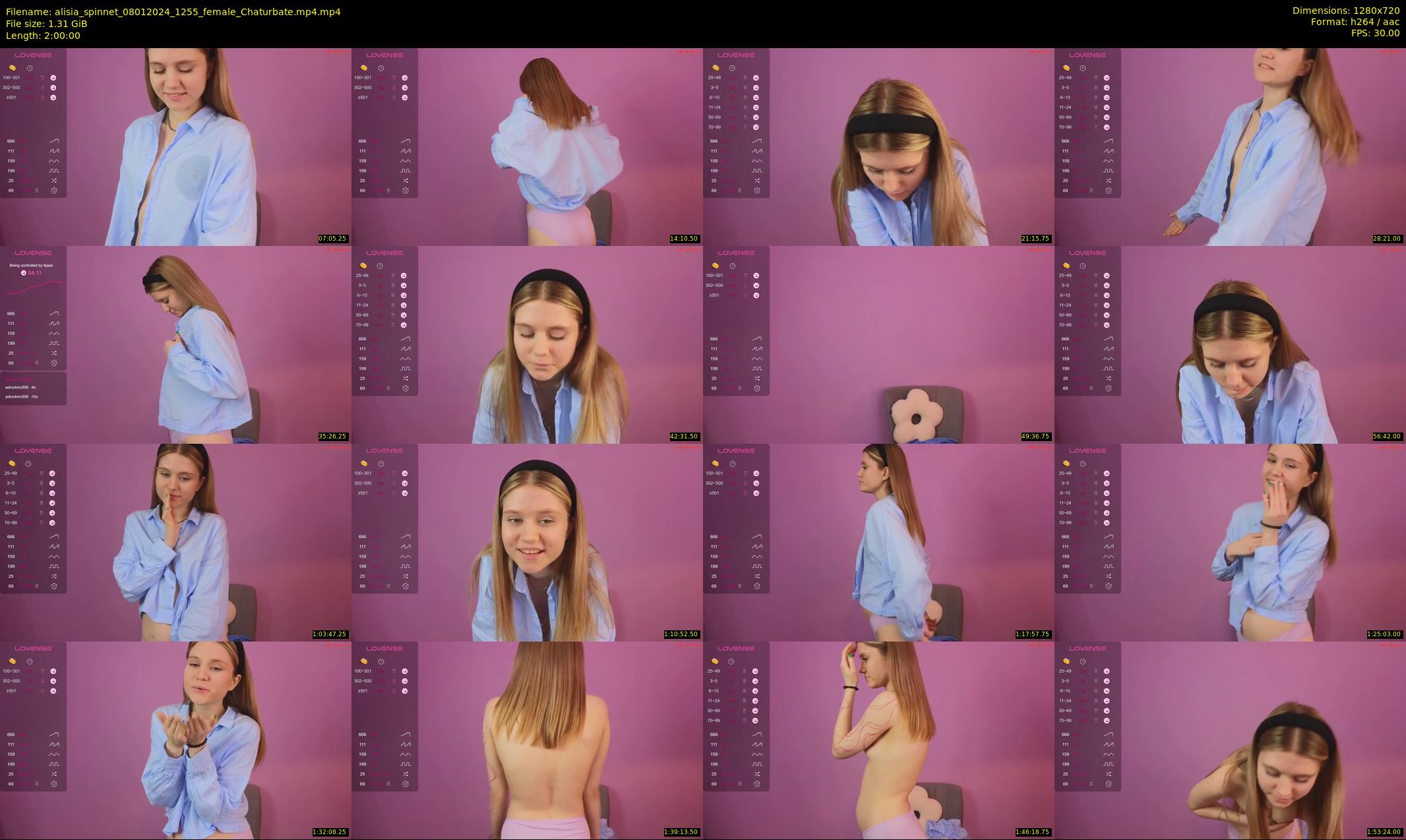 alisia_spinnet — 120 minute Chaturbate female cam show recording, 720p, Jan 8, 2024