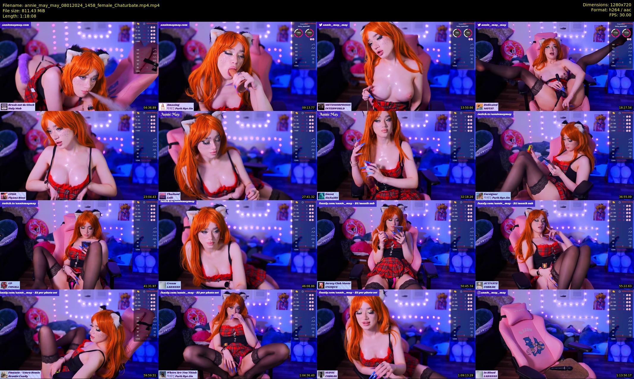 annie_may_may — 79 minute Chaturbate female cam show recording, 720p, Jan 8, 2024