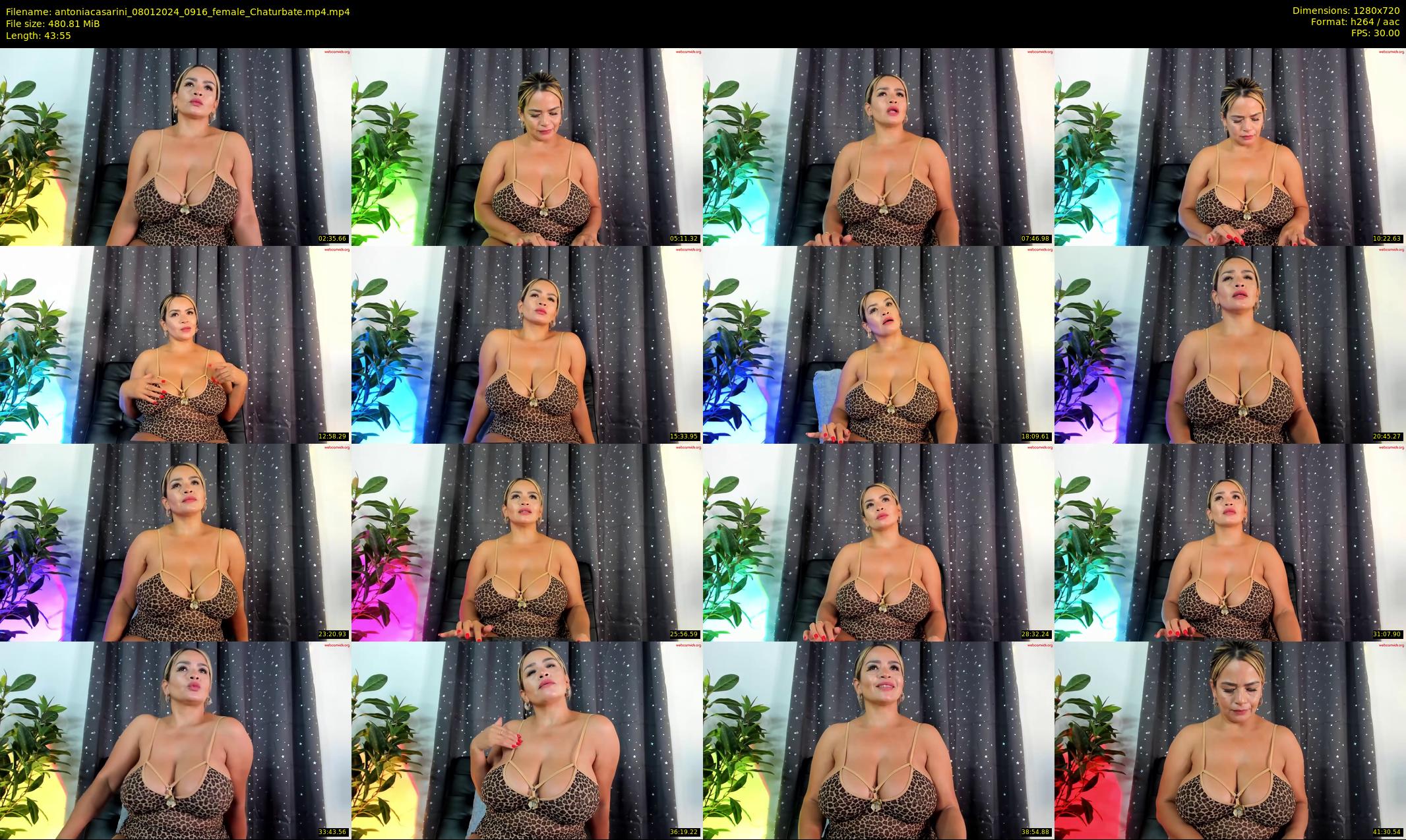 antoniacasarini — 44 minute Chaturbate female cam show recording, 720p, Jan 8, 2024