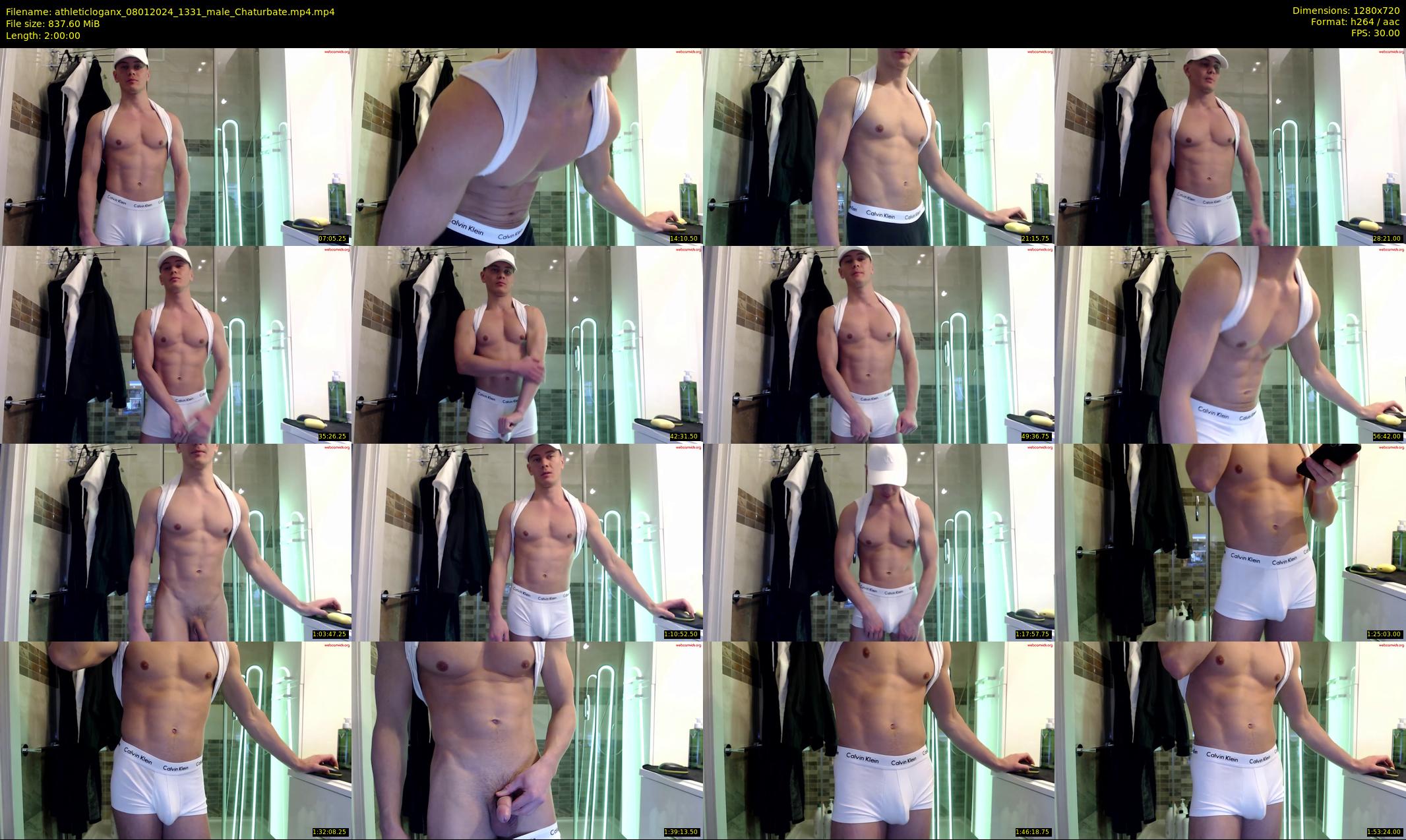 athleticloganx — 120 minute Chaturbate male cam show recording, 720p, Jan 8, 2024