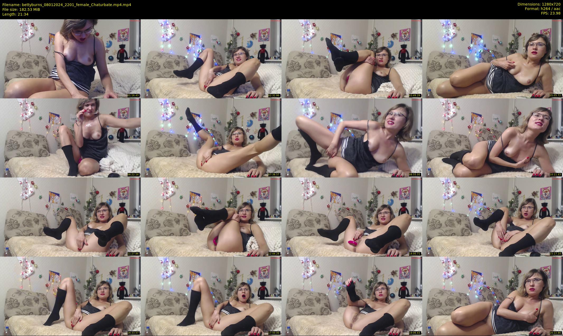 bettyburns — 22 minute Chaturbate female cam show recording, 720p, Jan 8, 2024