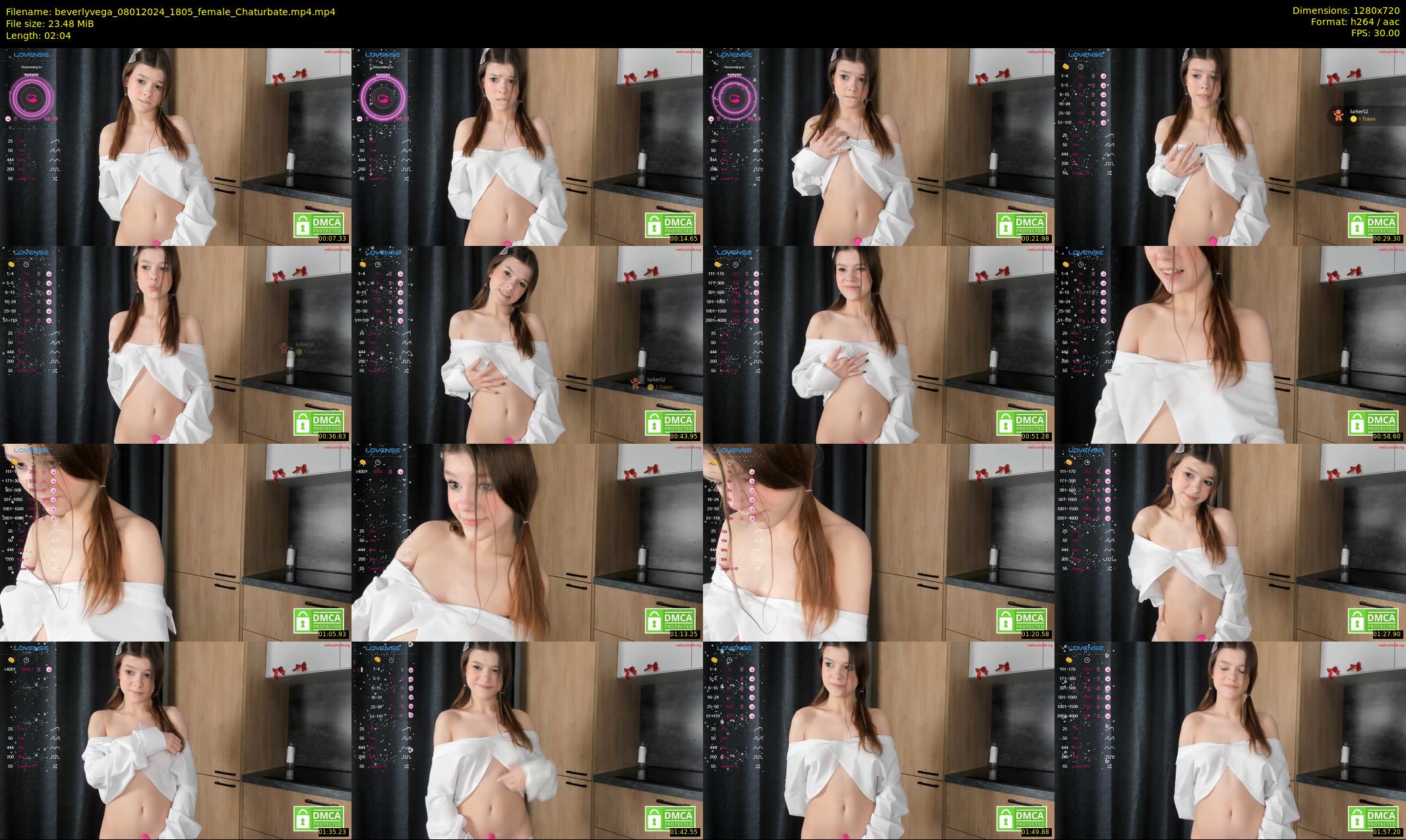 beverlyvega — 3 minute Chaturbate couple cam show recording, 720p, Jan 8, 2024
