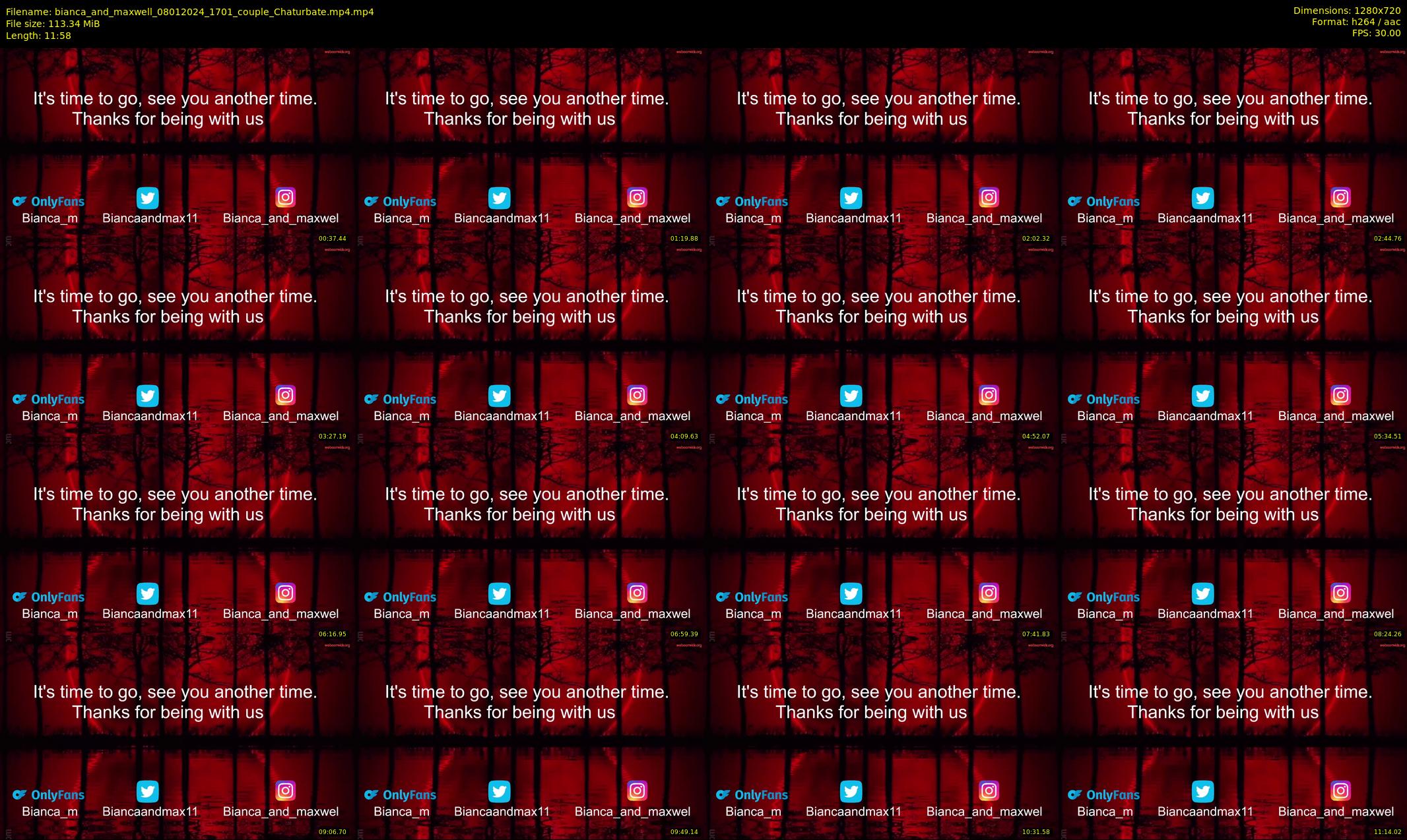 bianca_and_maxwell — 12 minute Chaturbate couple cam show recording, 720p, Jan 8, 2024