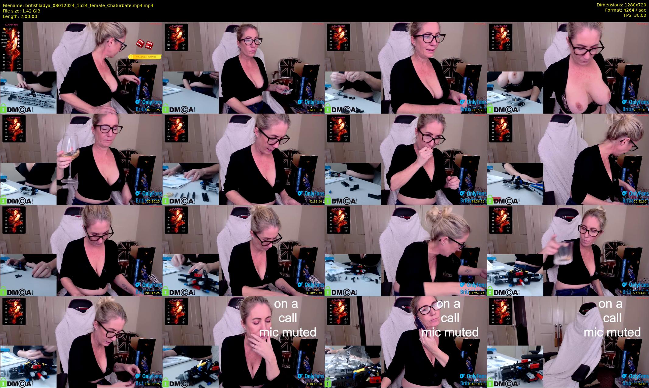 britishladya — 120 minute Chaturbate female cam show recording, 720p, Jan 8, 2024