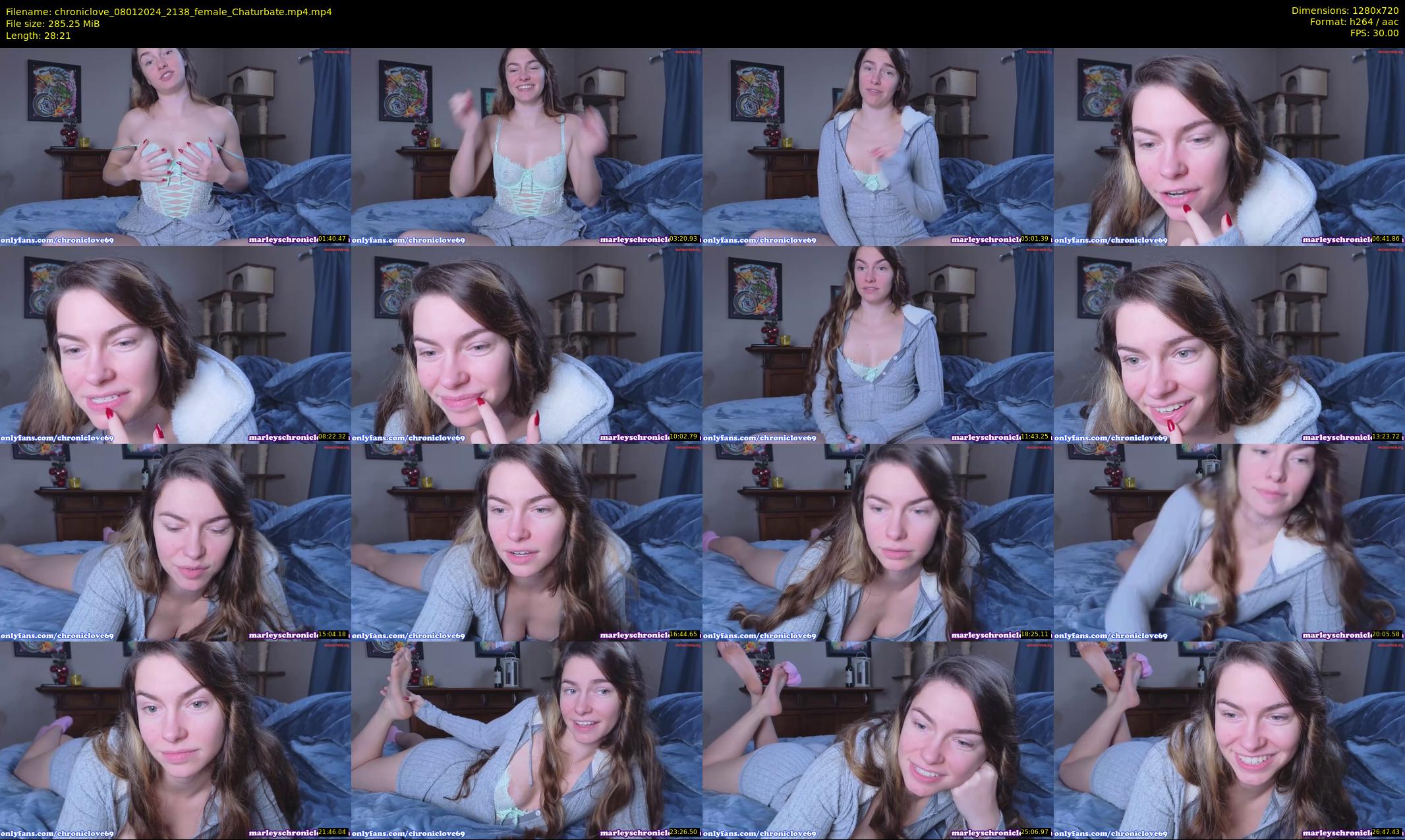 chroniclove — 29 minute Chaturbate female cam show recording, 720p, Jan 8, 2024