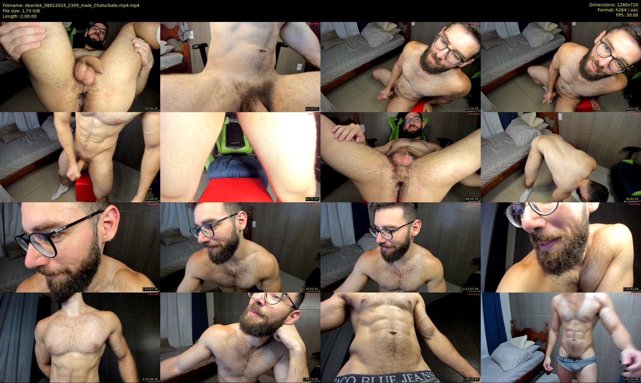 deanlek — 120 minute Chaturbate male cam show recording, 720p, Jan 8, 2024