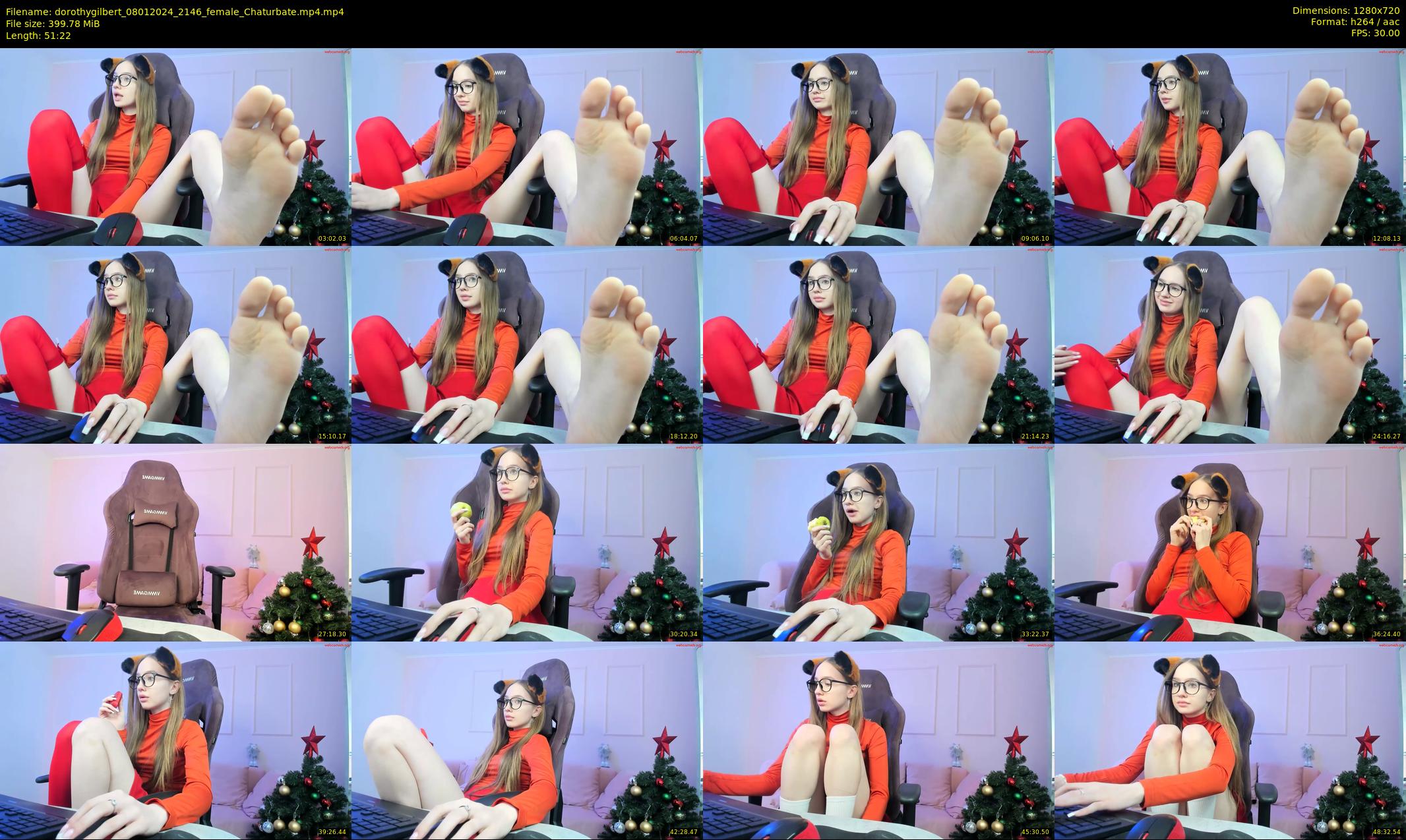 dorothygilbert — 52 minute Chaturbate female cam show recording, 720p, Jan 8, 2024