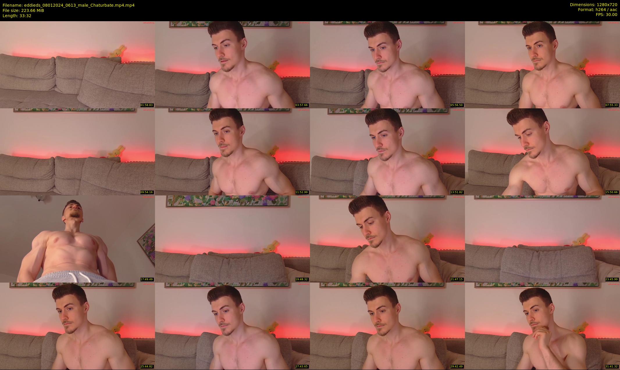 eddieds — 34 minute Chaturbate male cam show recording, 720p, Jan 8, 2024