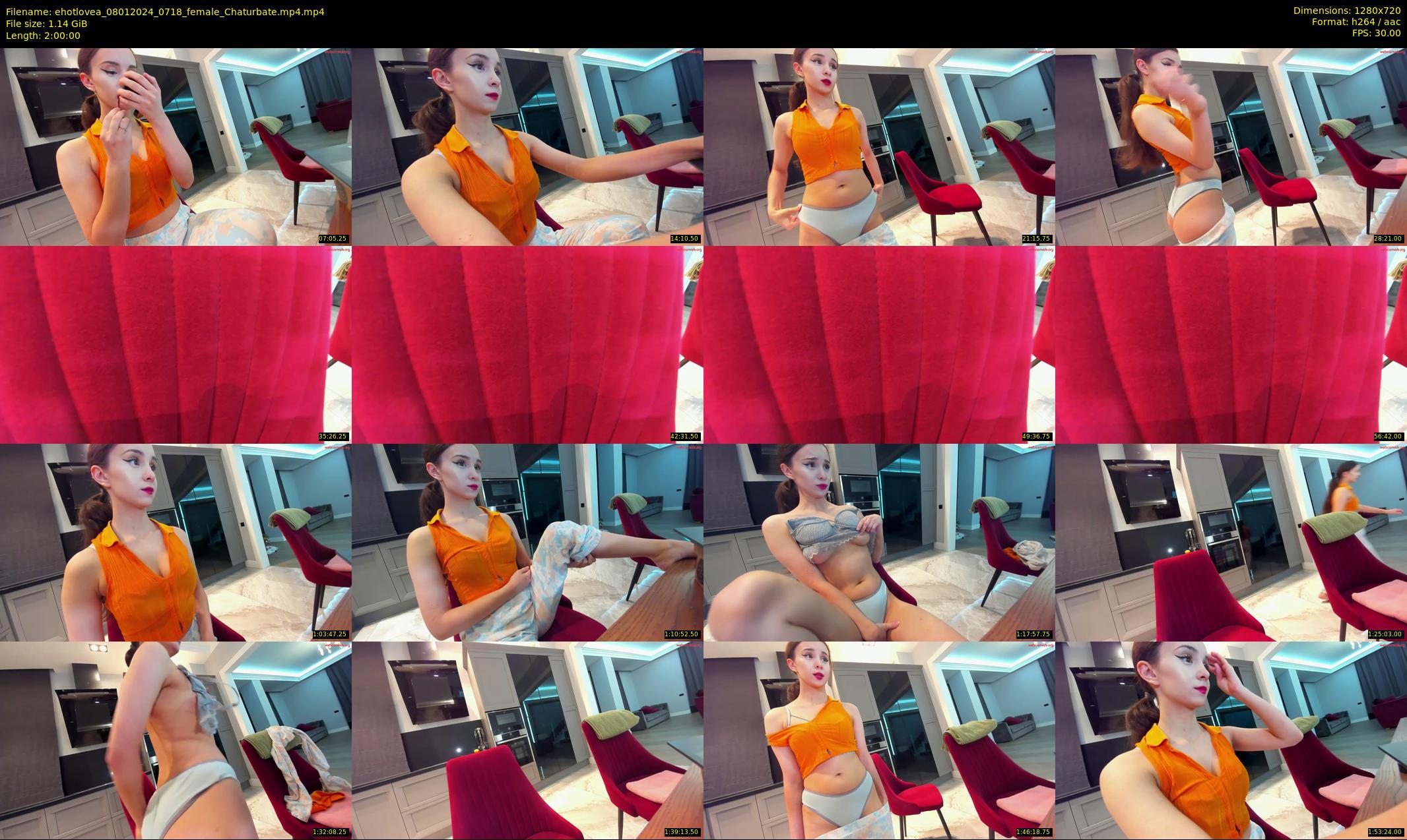 ehotlovea — 120 minute Chaturbate female cam show recording, 720p, Jan 8, 2024