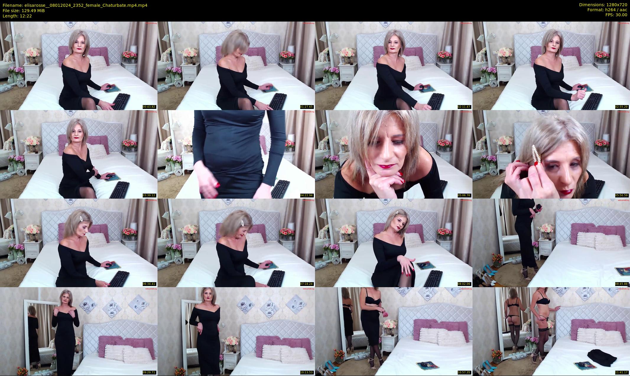 elisarosse_ — 13 minute Chaturbate female cam show recording, 720p, Jan 8, 2024