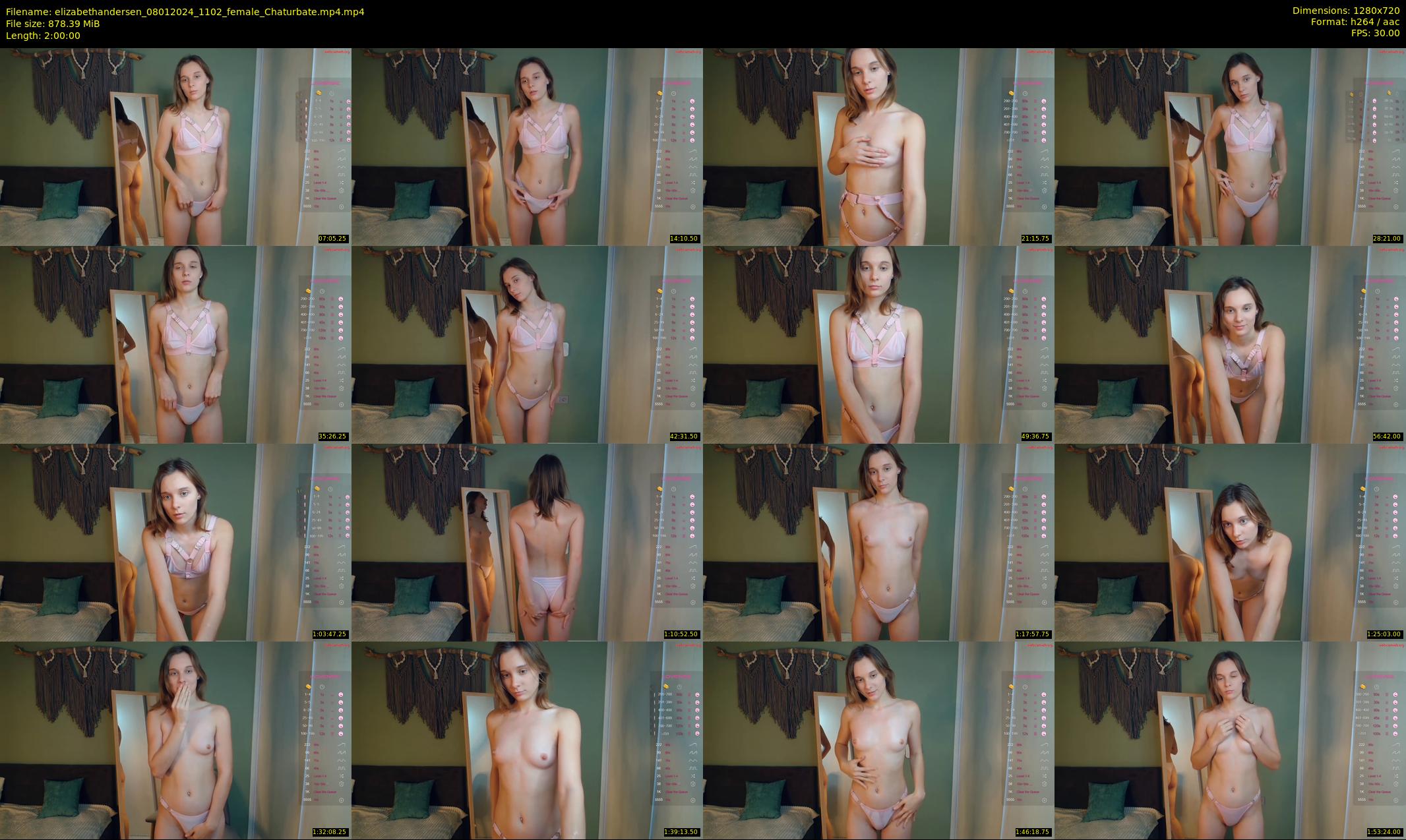 elizabethandersen — 120 minute Chaturbate female cam show recording, 720p, Jan 8, 2024