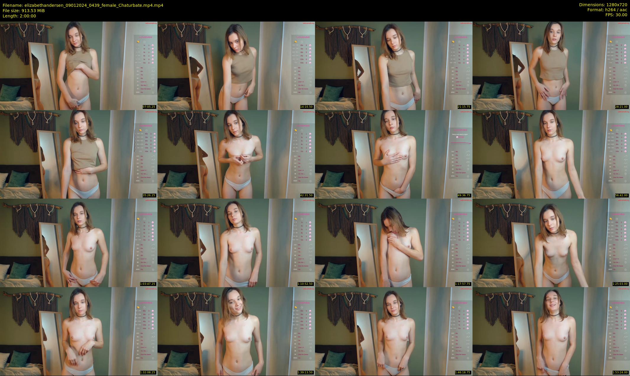 elizabethandersen — 120 minute Chaturbate female cam show recording, 720p, Jan 9, 2024