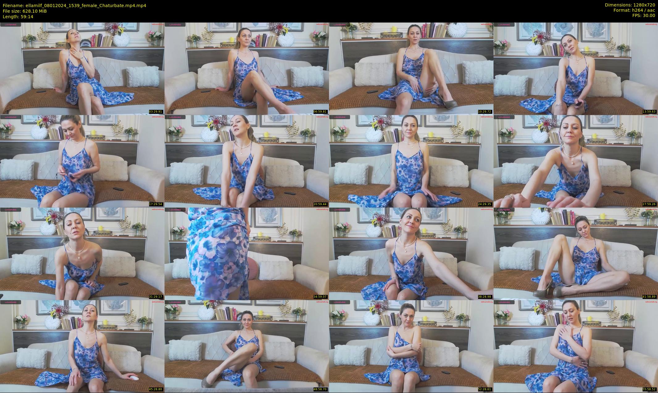ellamilf — 60 minute Chaturbate female cam show recording, 720p, Jan 8, 2024