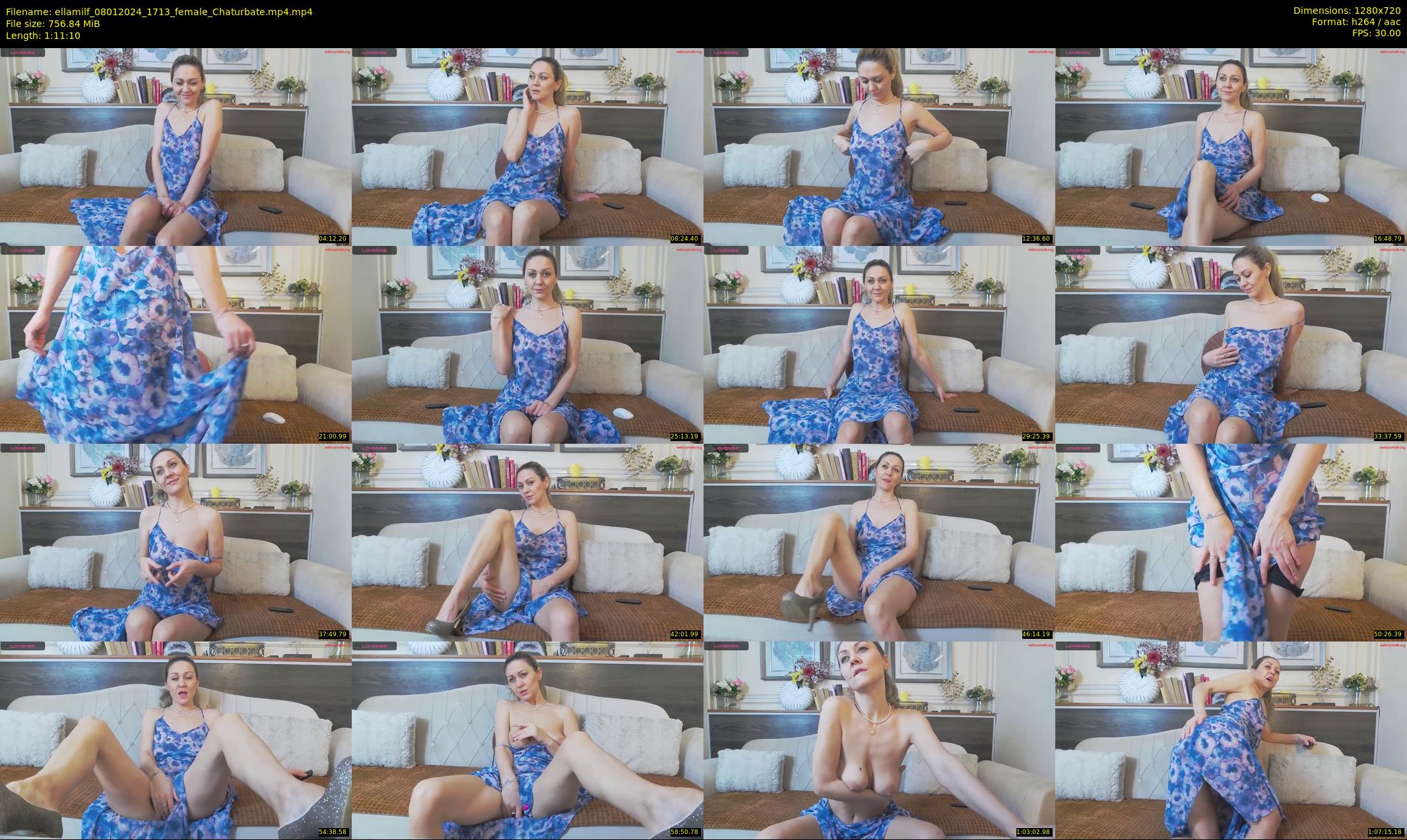 ellamilf — 72 minute Chaturbate female cam show recording, 720p, Jan 8, 2024