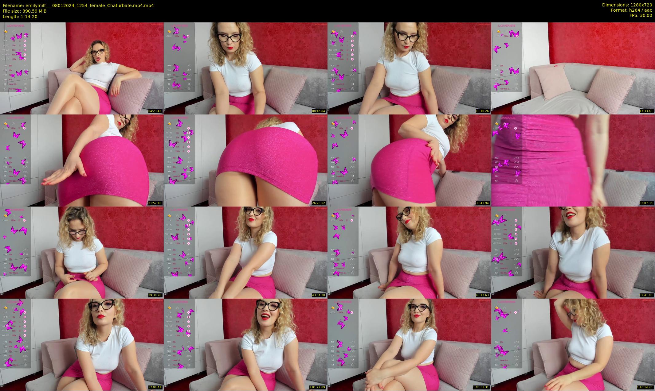 emilymilf__ — 75 minute Chaturbate female cam show recording, 720p, Jan 8, 2024