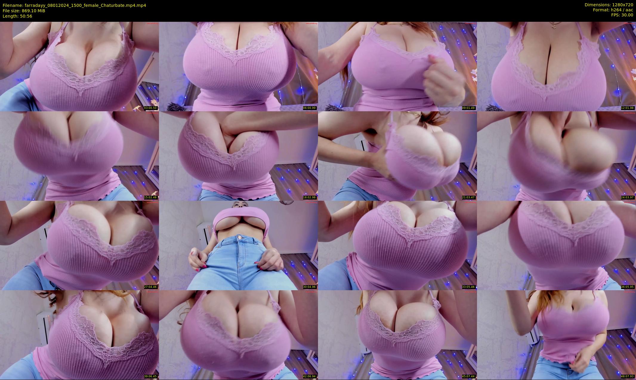farradayy — 51 minute Chaturbate female cam show recording, 720p, Jan 8, 2024