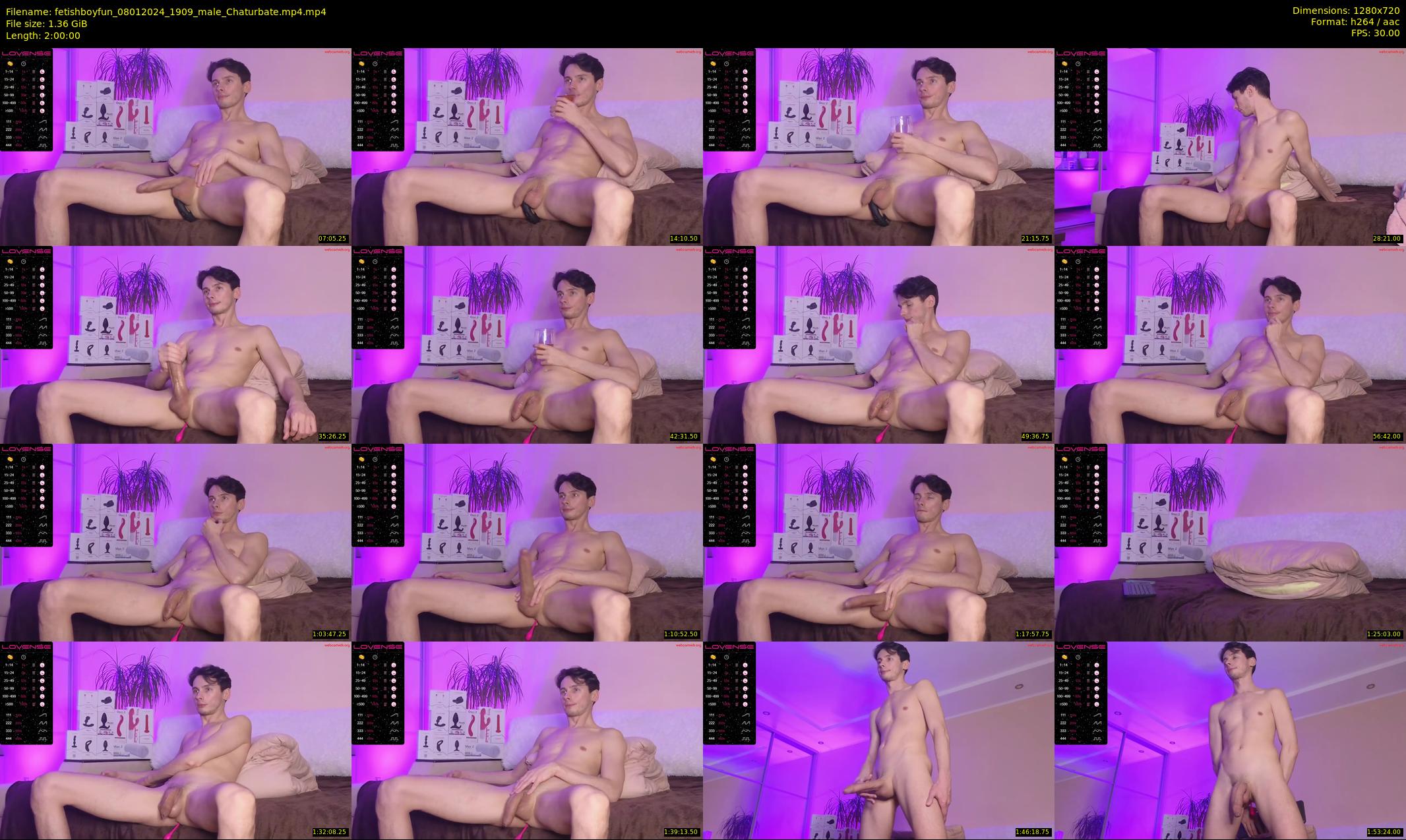 fetishboyfun — 120 minute Chaturbate male cam show recording, 720p, Jan 8, 2024
