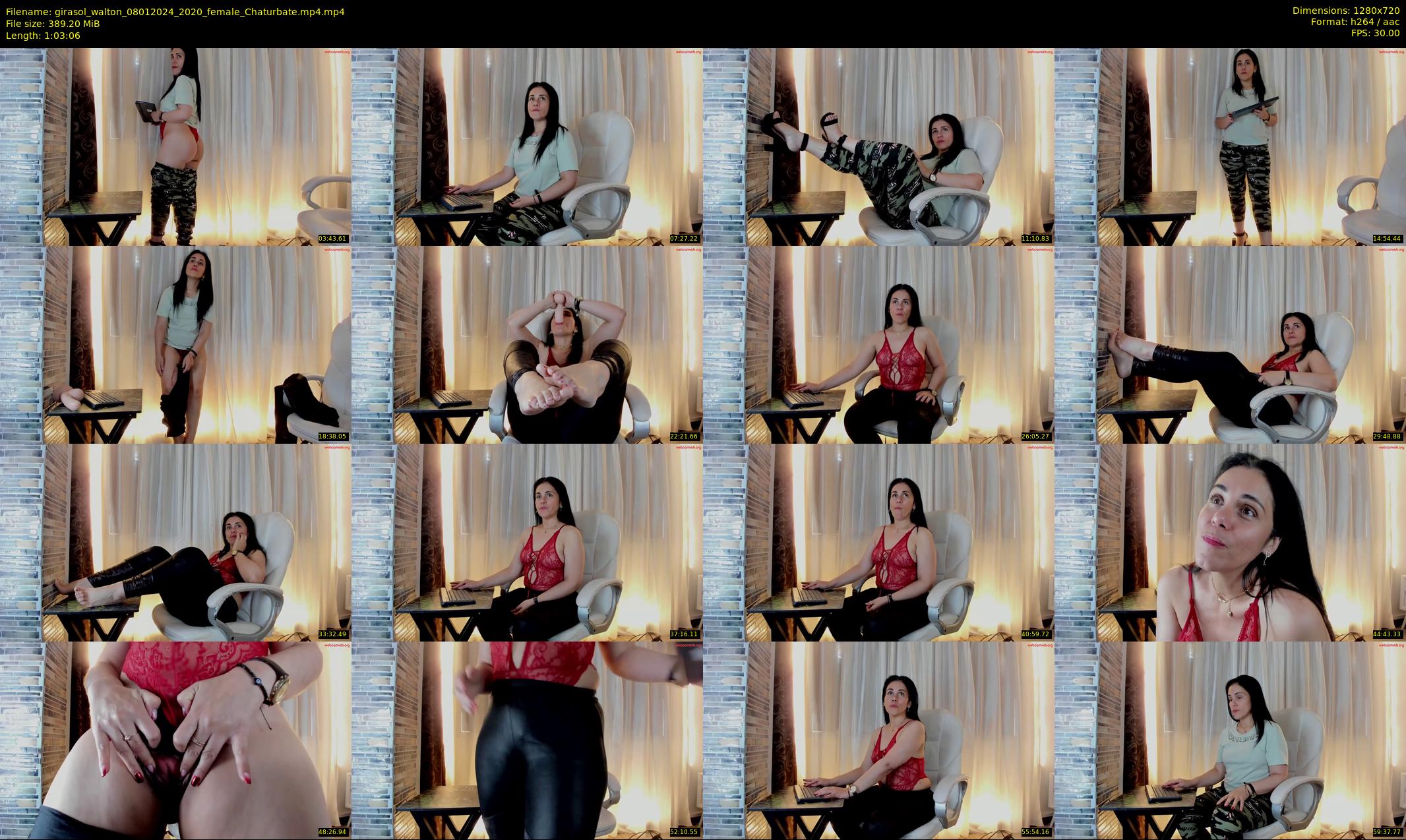 girasol_walton — 64 minute Chaturbate female cam show recording, 720p, Jan 8, 2024