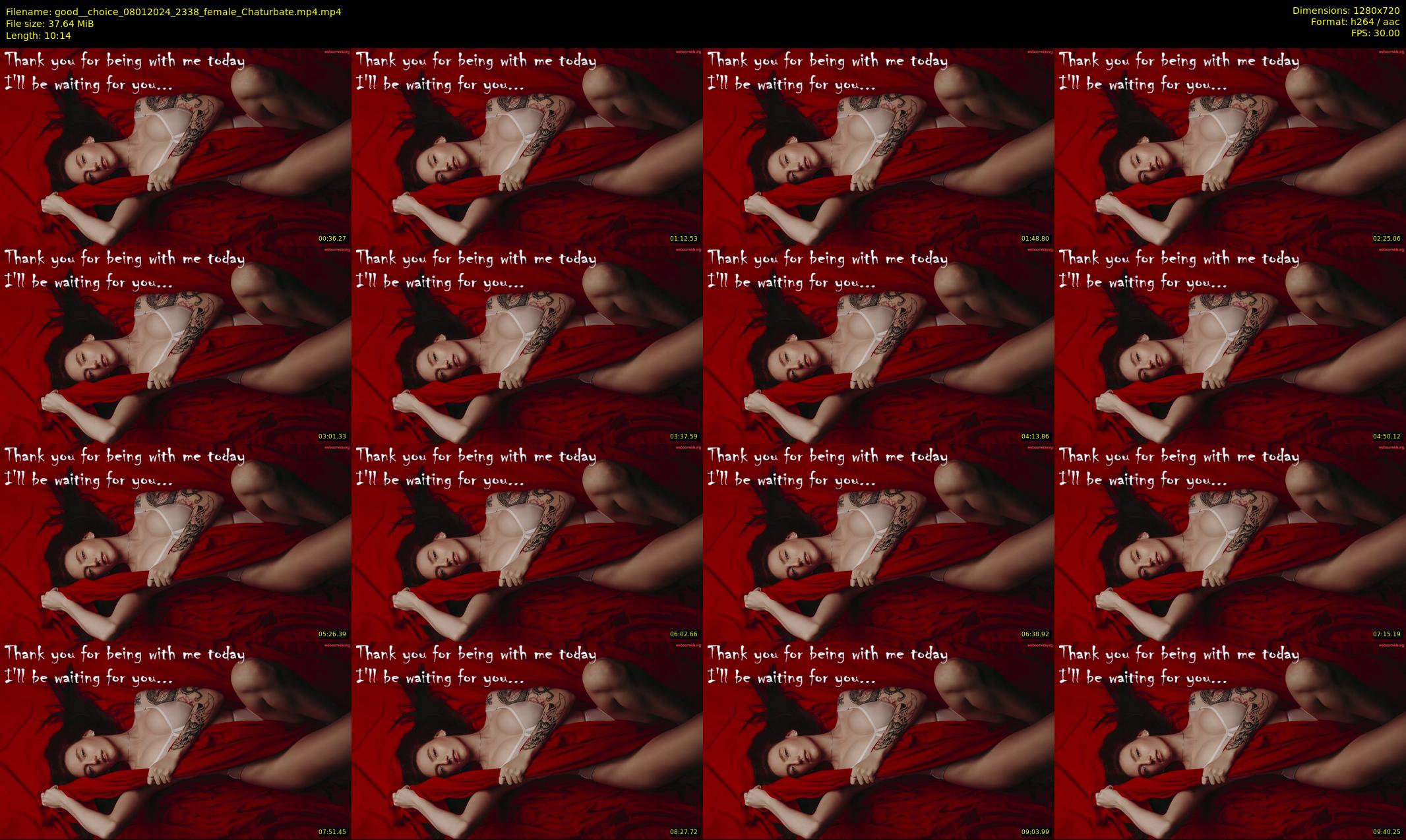 good__choice — 11 minute Chaturbate female cam show recording, 720p, Jan 8, 2024
