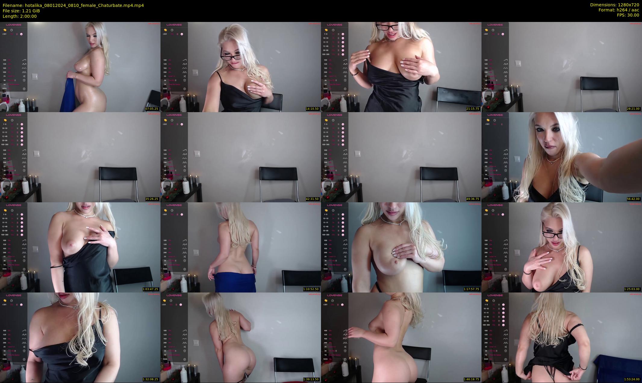 hotalika — 120 minute Chaturbate female cam show recording, 720p, Jan 8, 2024