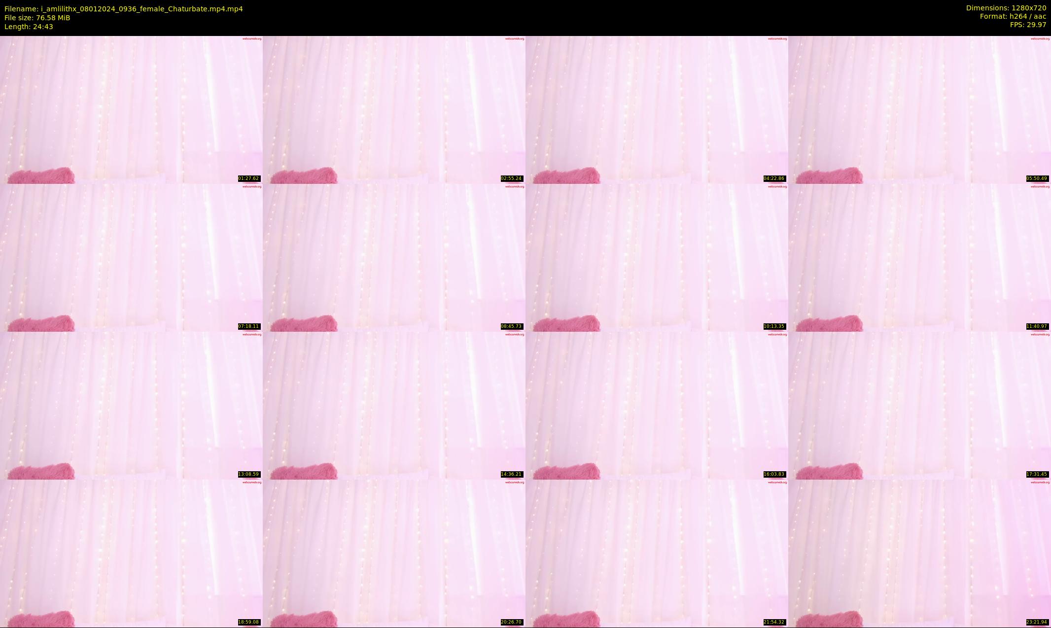 i_amlilithx — 25 minute Chaturbate female cam show recording, 720p, Jan 8, 2024