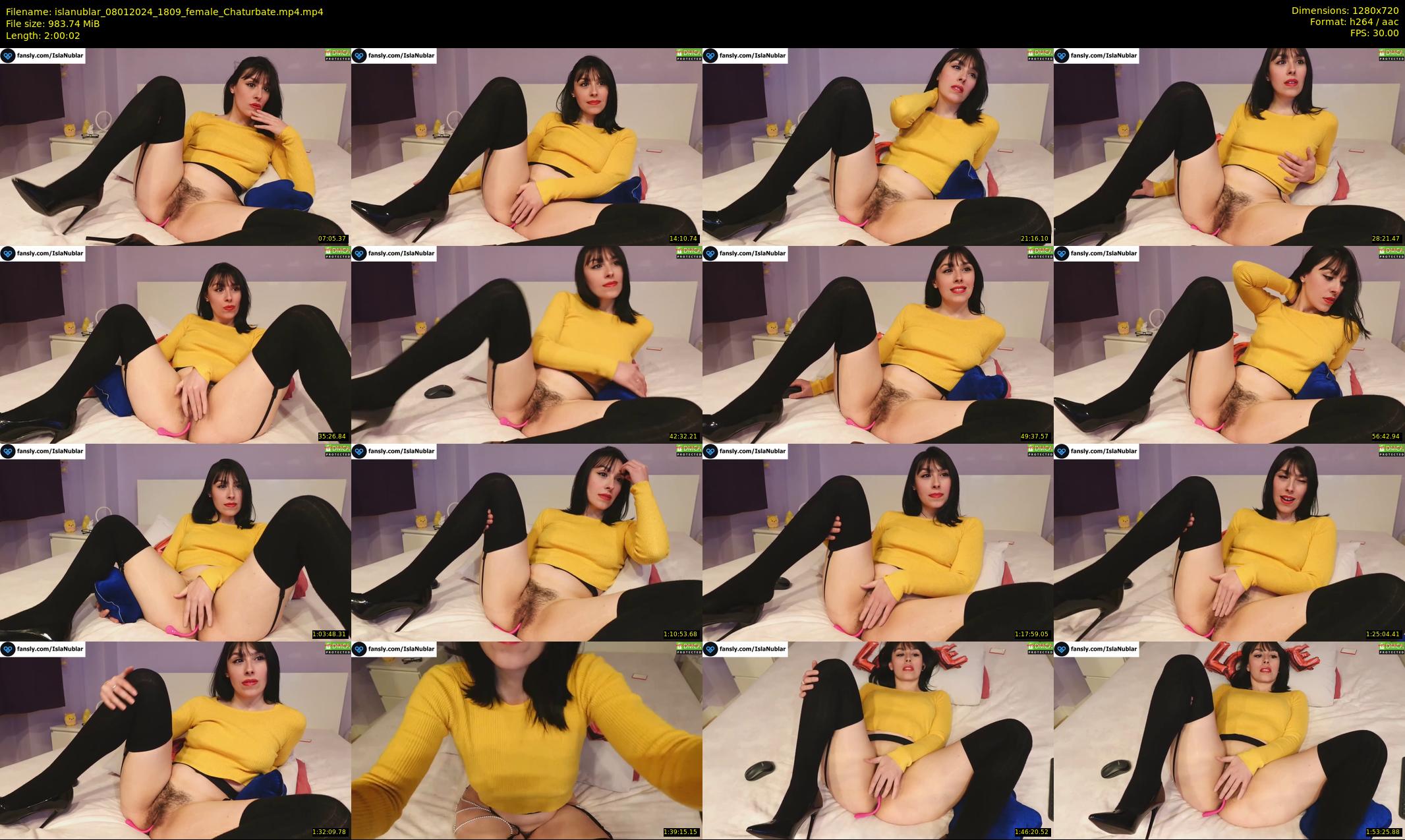 islanublar — 121 minute Chaturbate female cam show recording, 720p, Jan 8, 2024