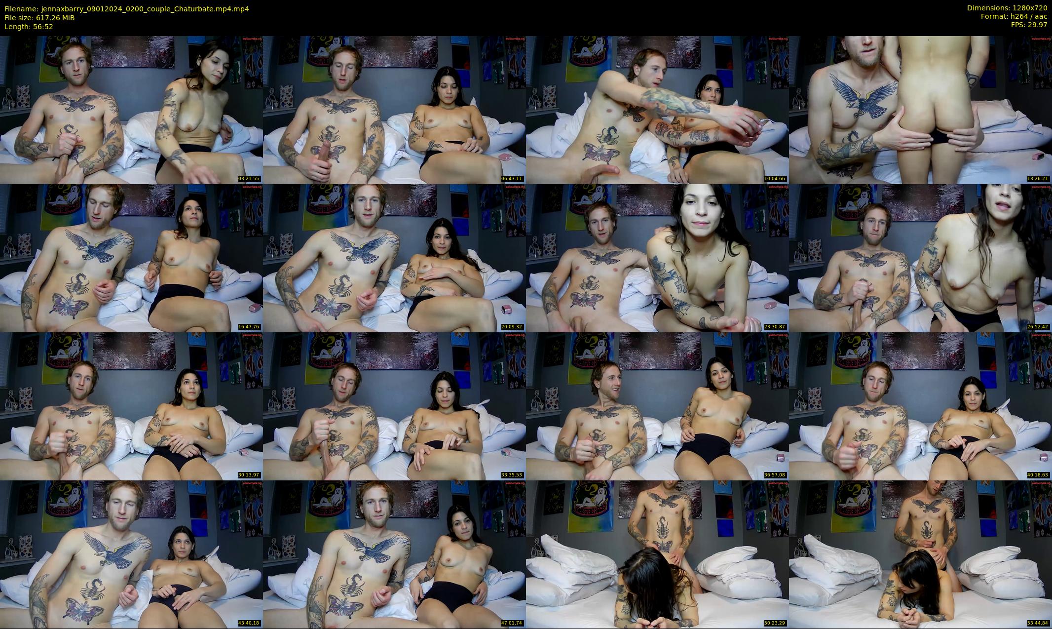 jennaxbarry — 57 minute Chaturbate couple cam show recording, 720p, Jan 9, 2024