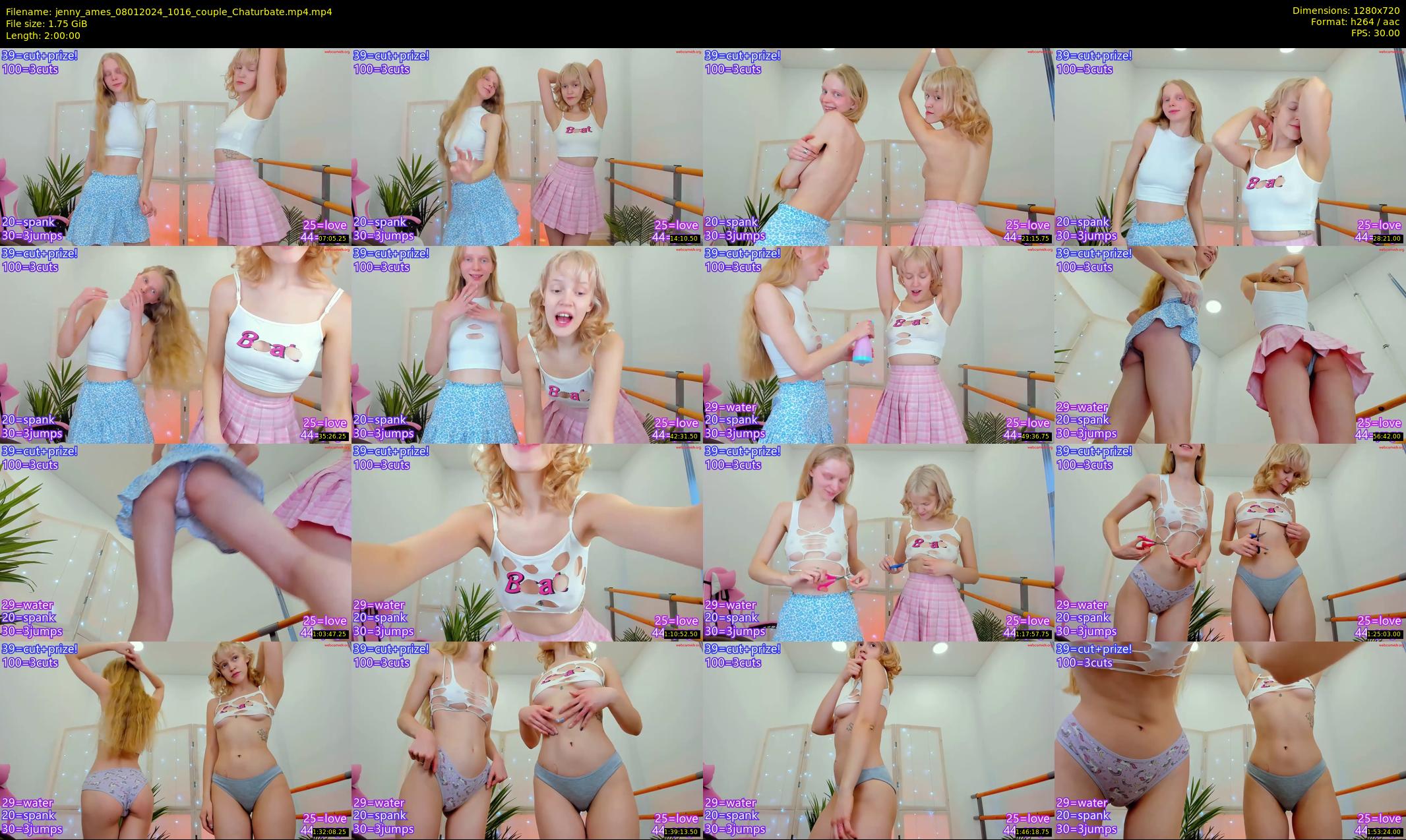 jenny_ames — 120 minute Chaturbate female cam show recording, 720p, Jan 8, 2024