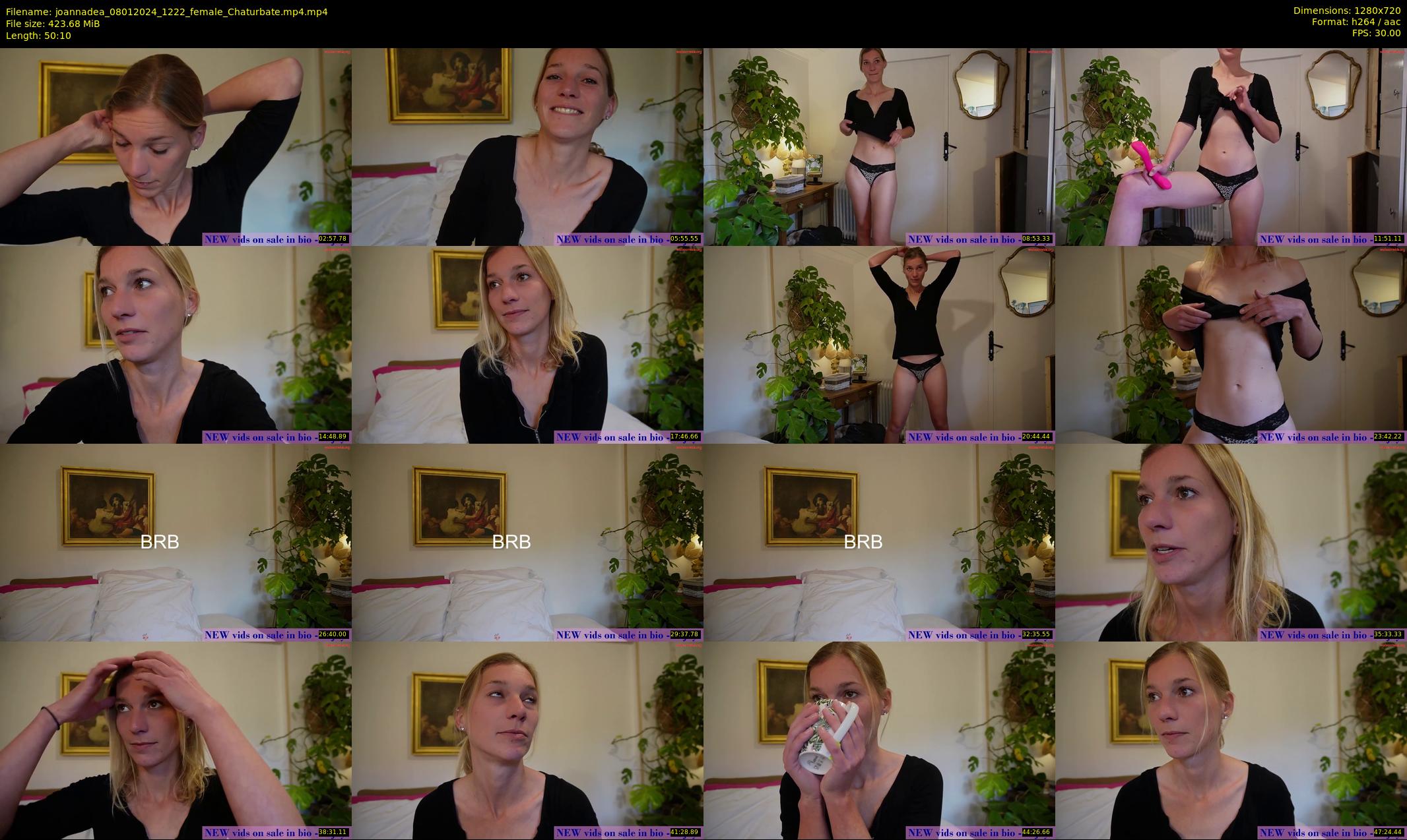 joannadea — 51 minute Chaturbate female cam show recording, 720p, Jan 8, 2024
