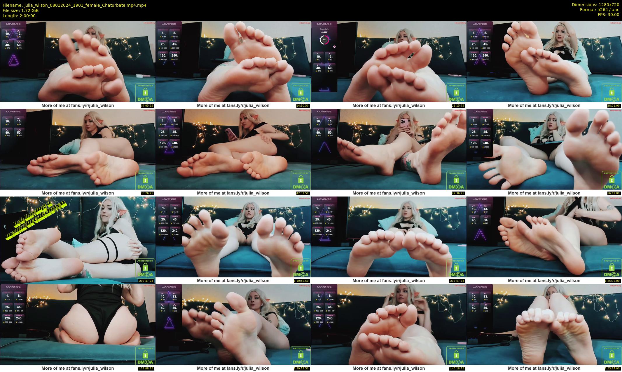 julia_wilson — 120 minute Chaturbate female cam show recording, 720p, Jan 8, 2024