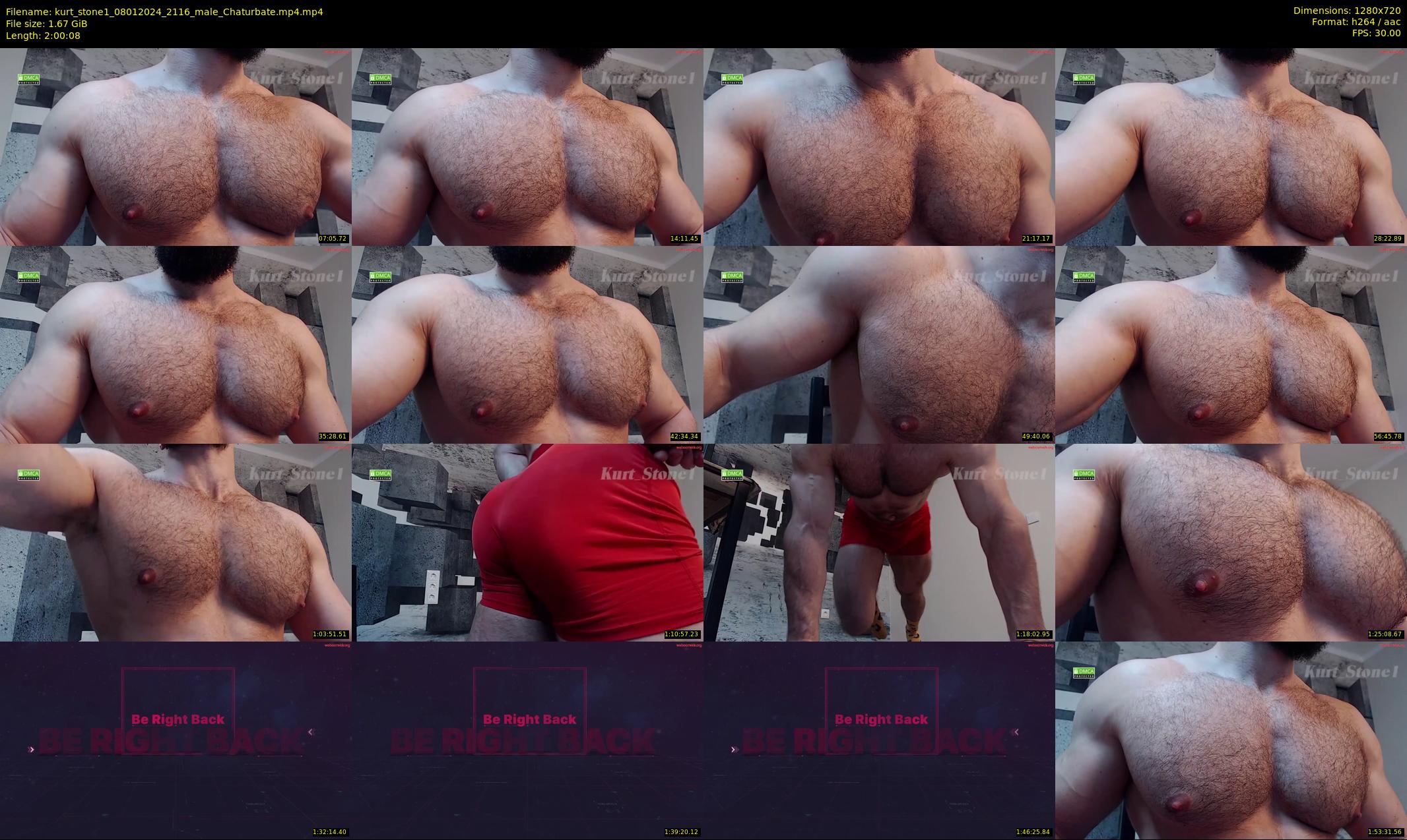 kurt_stone1 — 121 minute Chaturbate male cam show recording, 720p, Jan 8, 2024
