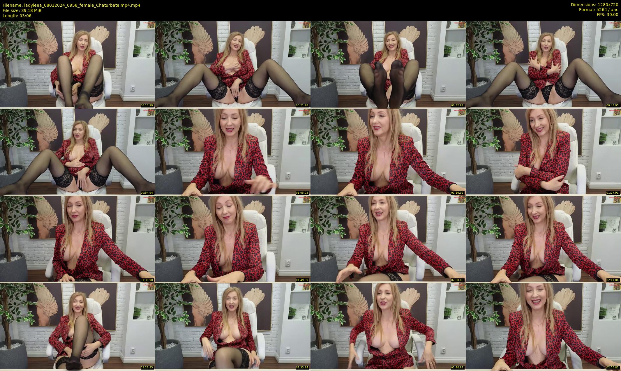 ladyleea — 4 minute Chaturbate female cam show recording, 720p, Jan 8, 2024