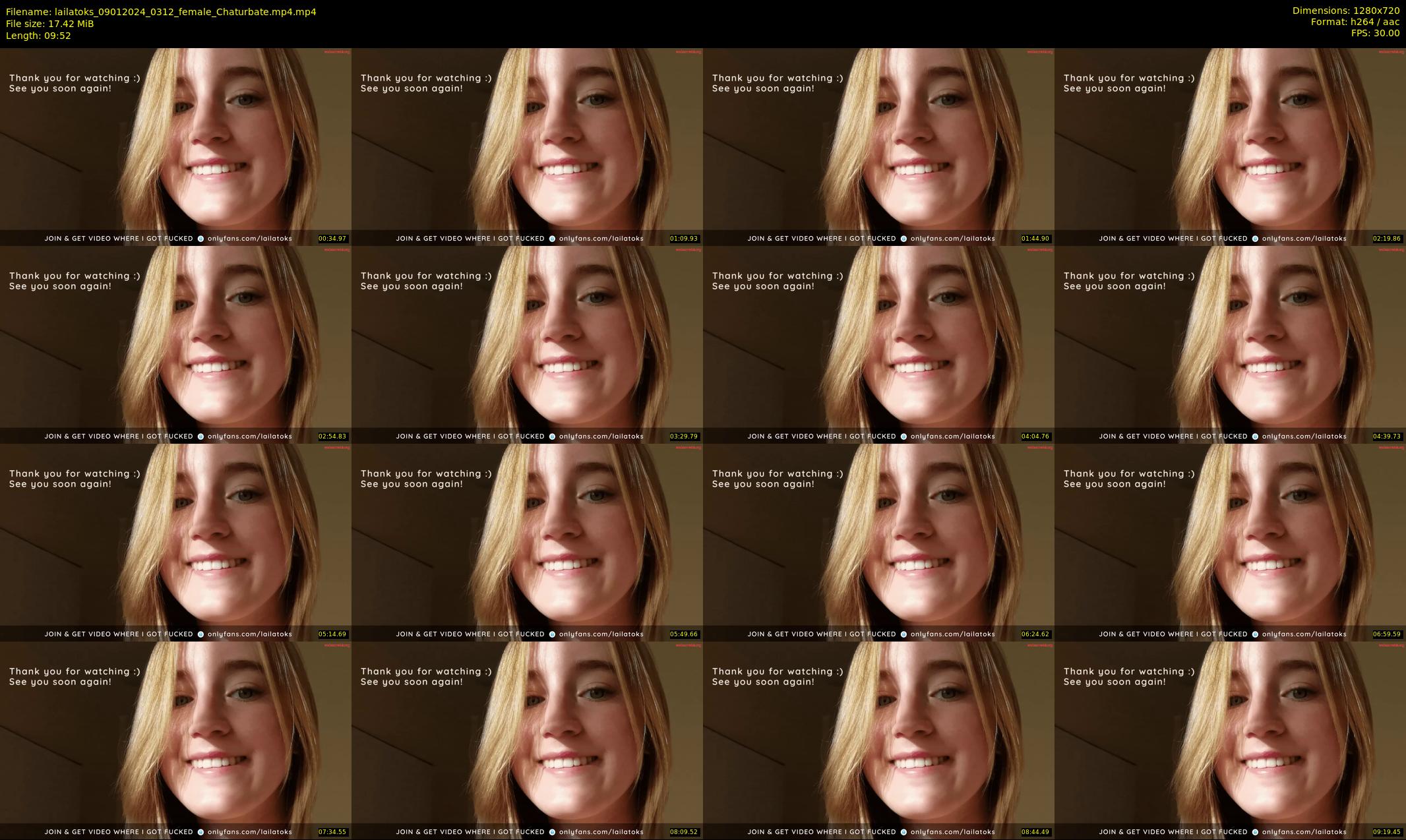 lailatoks — 10 minute Chaturbate female cam show recording, 720p, Jan 9, 2024