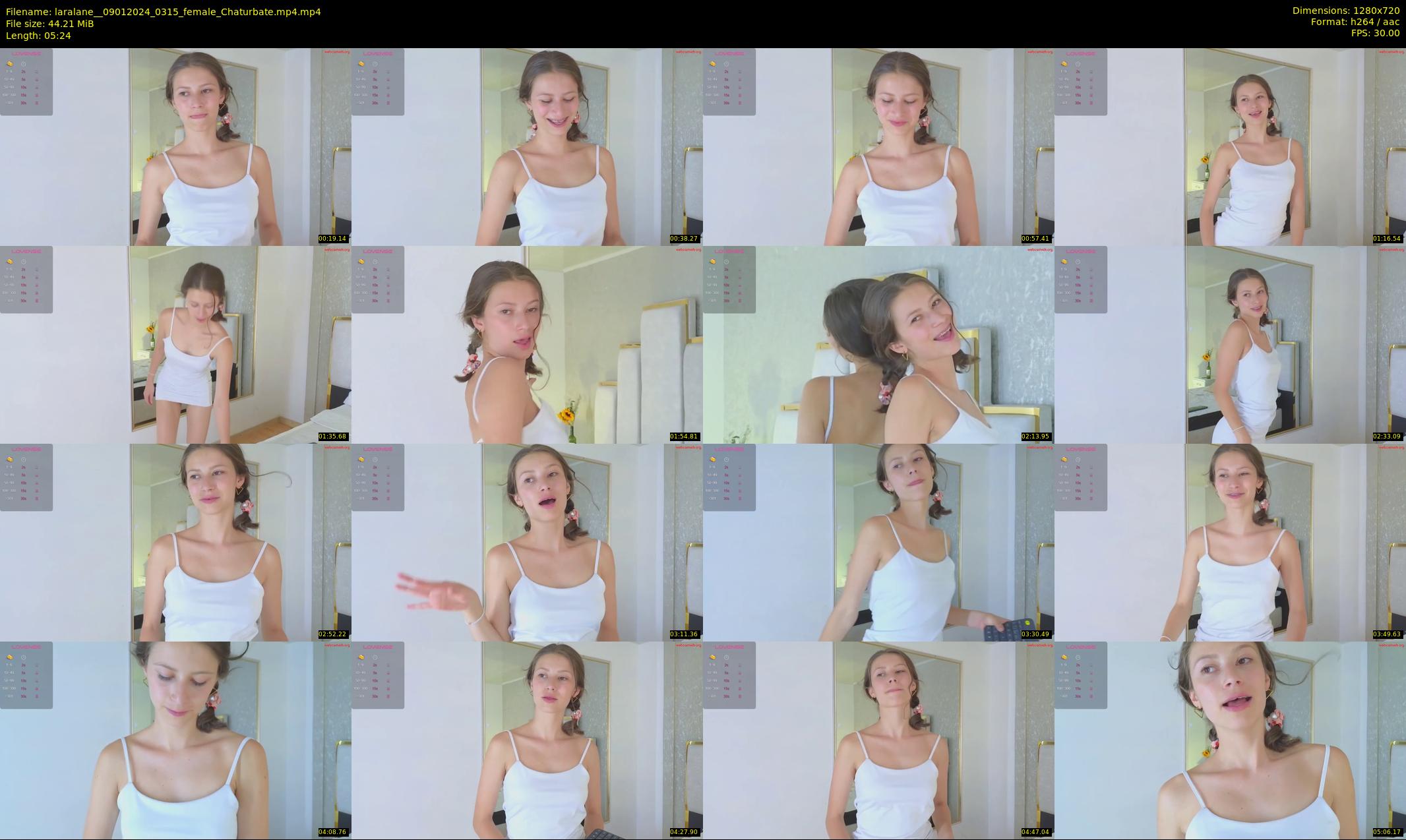 laralane_ — 6 minute Chaturbate female cam show recording, 720p, Jan 9, 2024