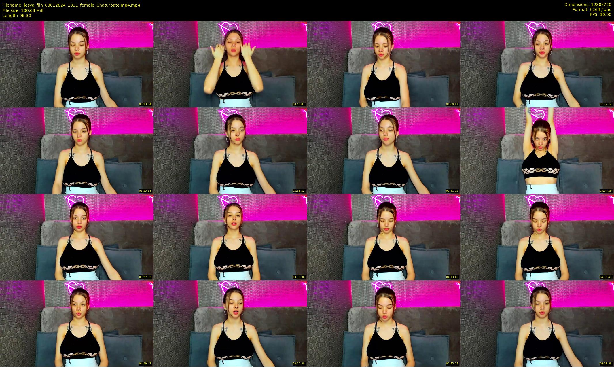lesya_flin — 7 minute Chaturbate female cam show recording, 720p, Jan 8, 2024