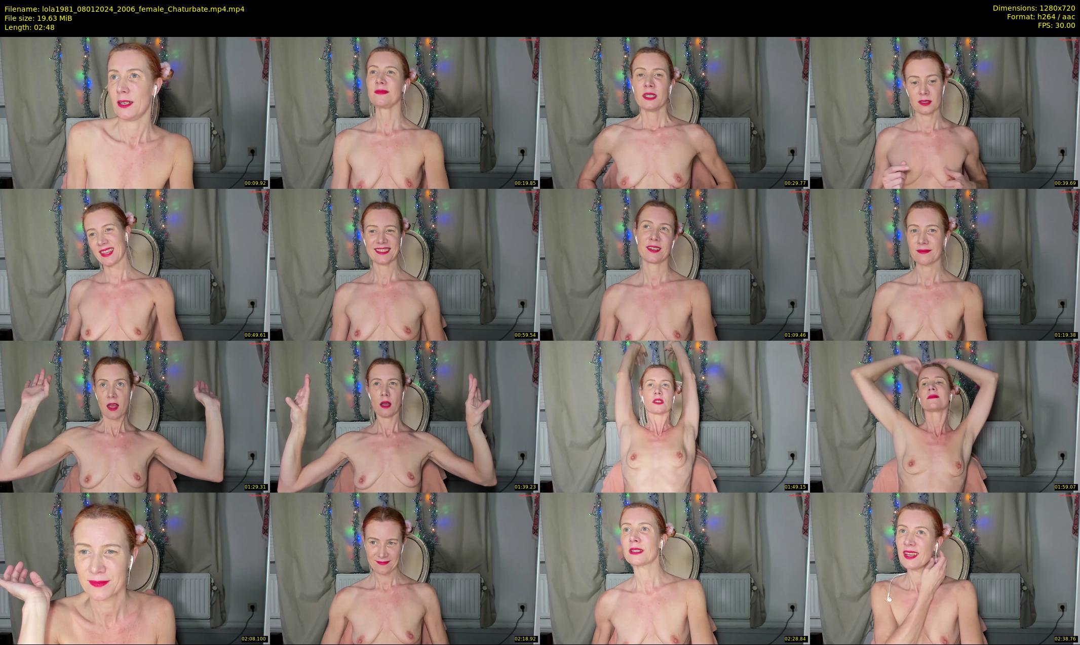 lola1981 — 3 minute Chaturbate female cam show recording, 720p, Jan 8, 2024