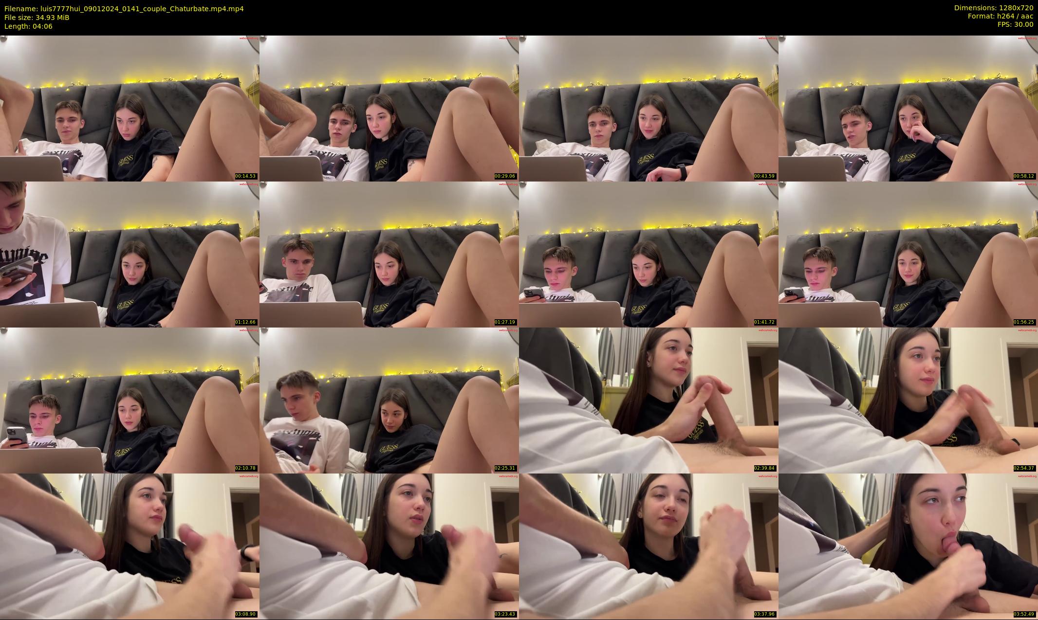 luis7777hui — 5 minute Chaturbate couple cam show recording, 720p, Jan 9, 2024