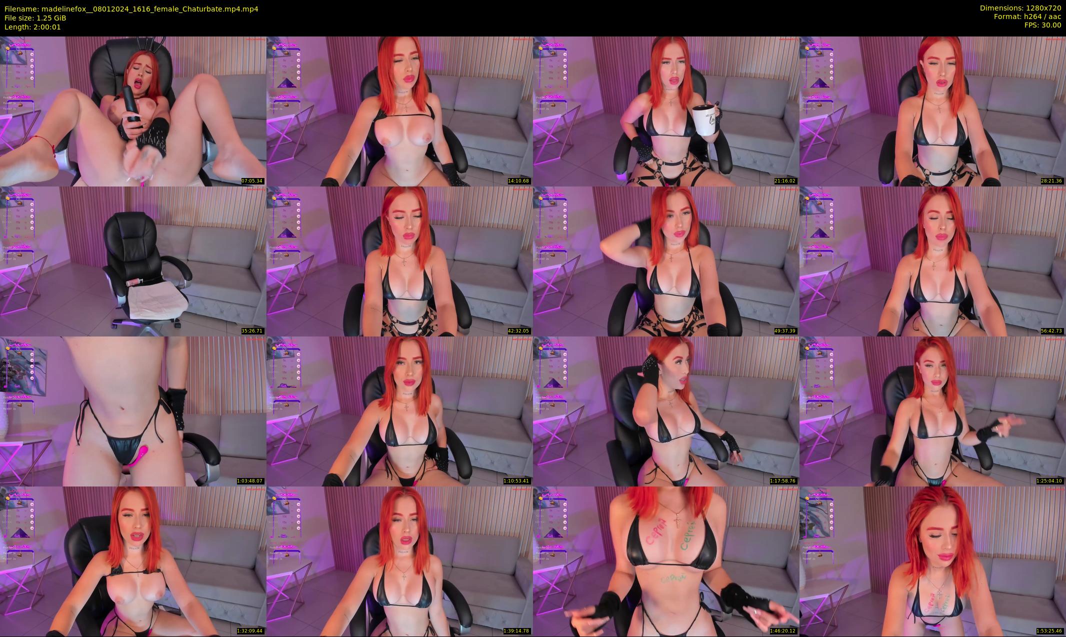 madelinefox_ — 121 minute Chaturbate female cam show recording, 720p, Jan 8, 2024