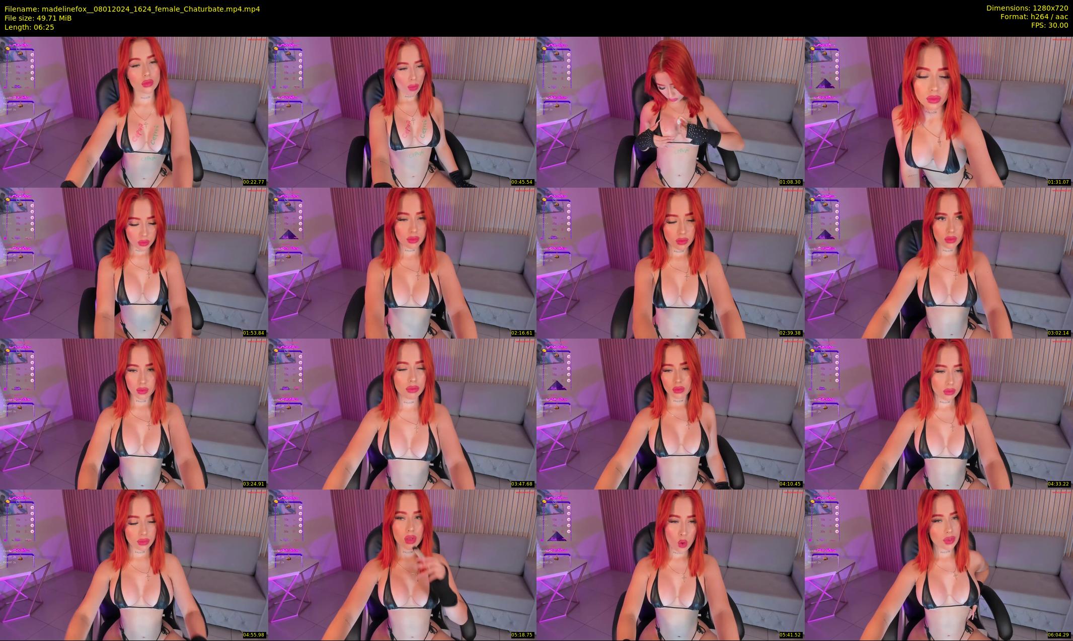 madelinefox_ — 7 minute Chaturbate female cam show recording, 720p, Jan 8, 2024