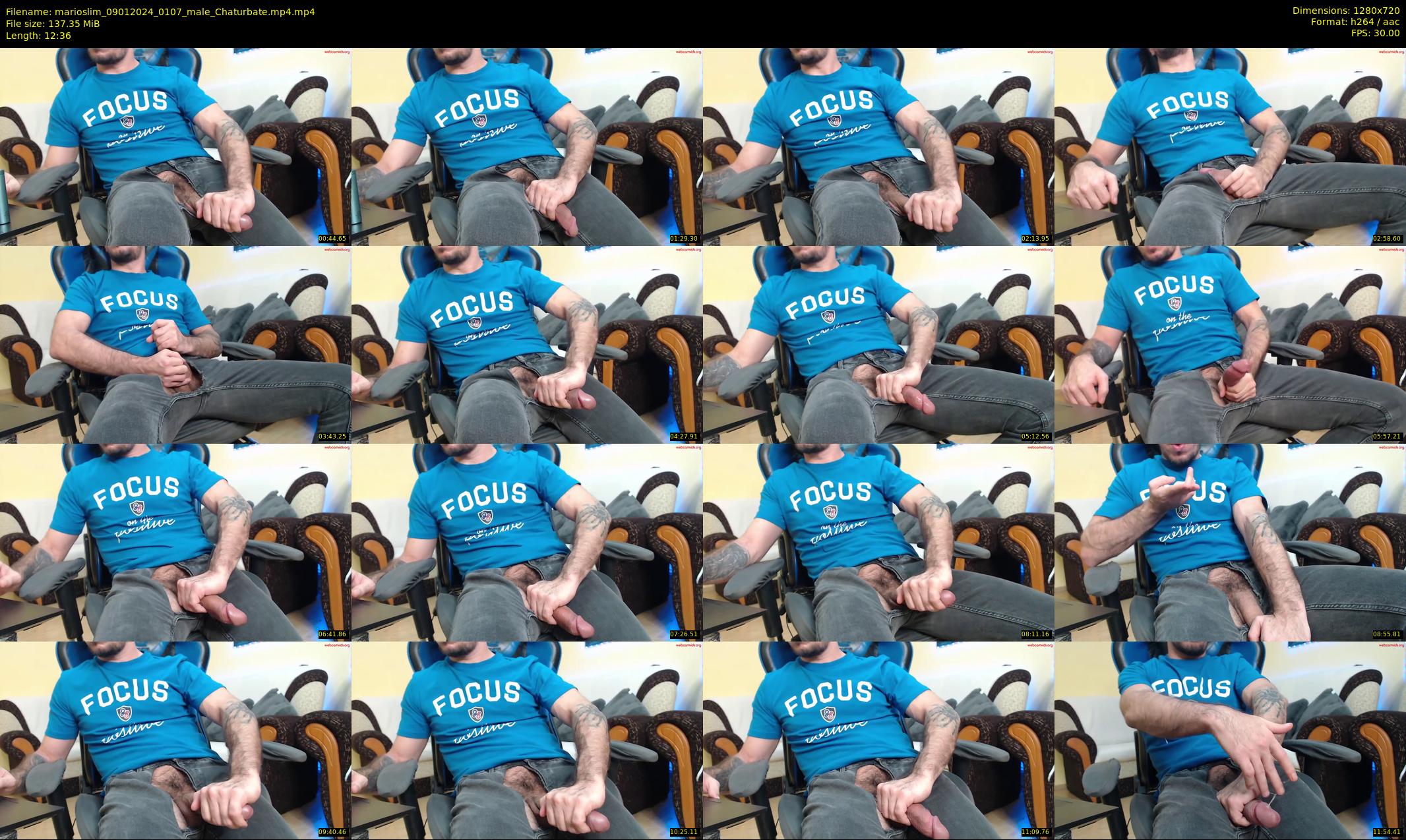 marioslim — 13 minute Chaturbate male cam show recording, 720p, Jan 9, 2024