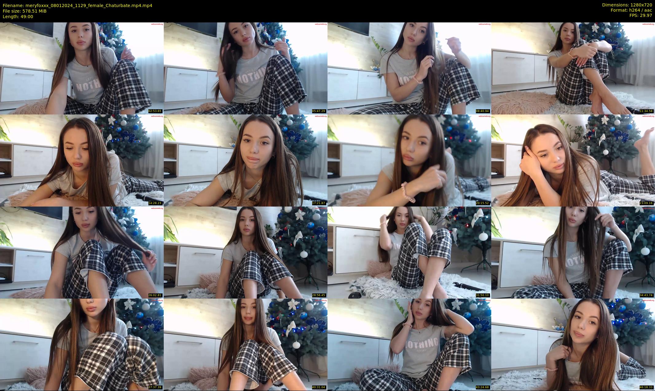 meryfoxxx — 49 minute Chaturbate female cam show recording, 720p, Jan 8, 2024