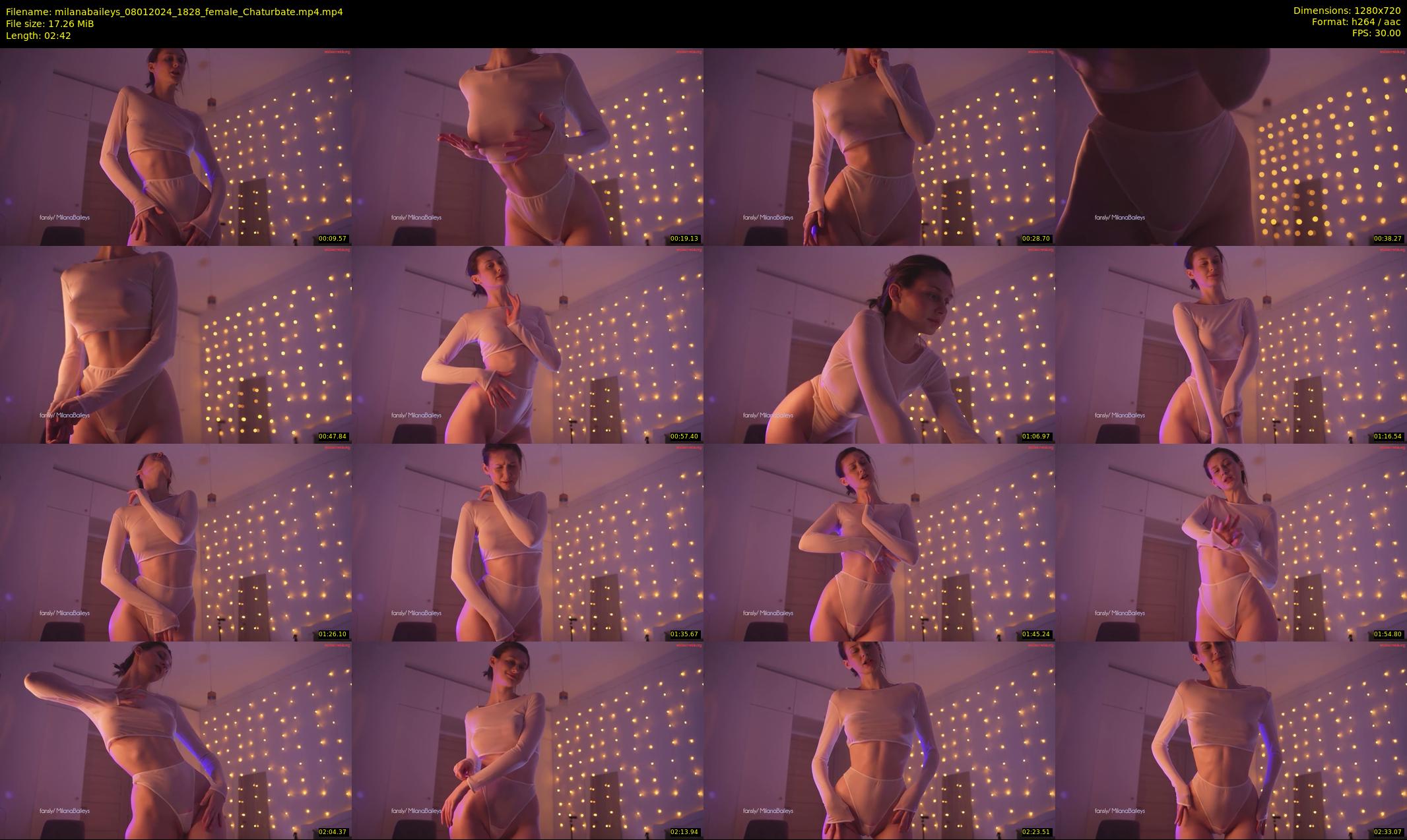 milanabaileys — 3 minute Chaturbate female cam show recording, 720p, Jan 8, 2024