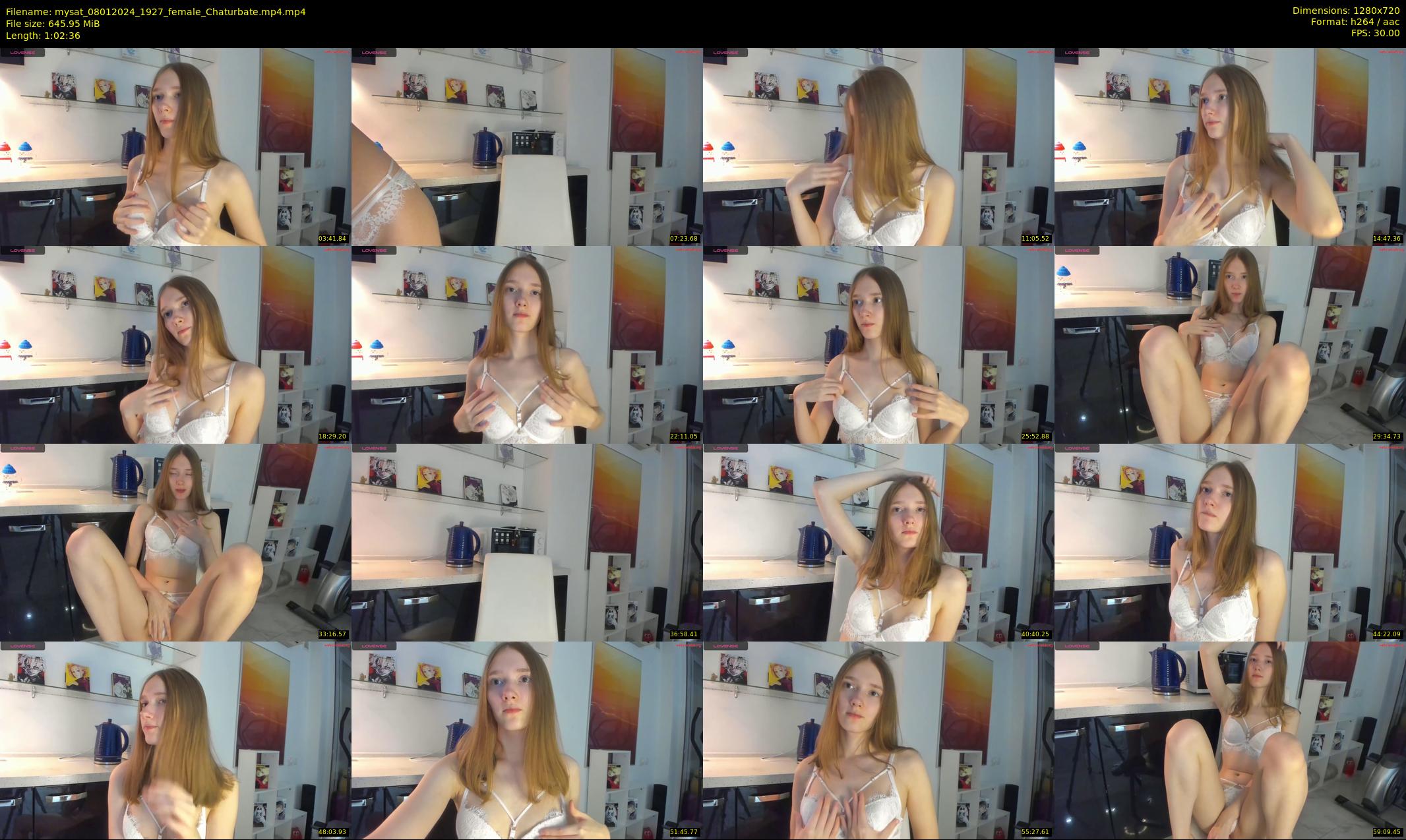 mysat — 63 minute Chaturbate female cam show recording, 720p, Jan 8, 2024