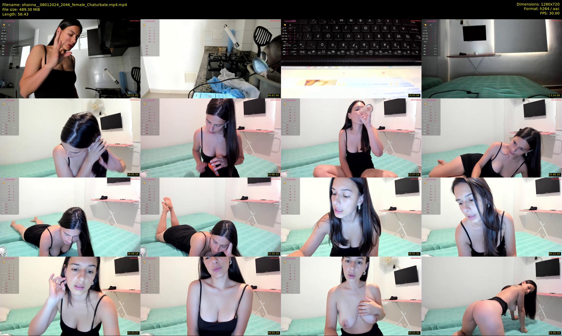 ohanna_ — 57 minute Chaturbate female cam show recording, 720p, Jan 8, 2024