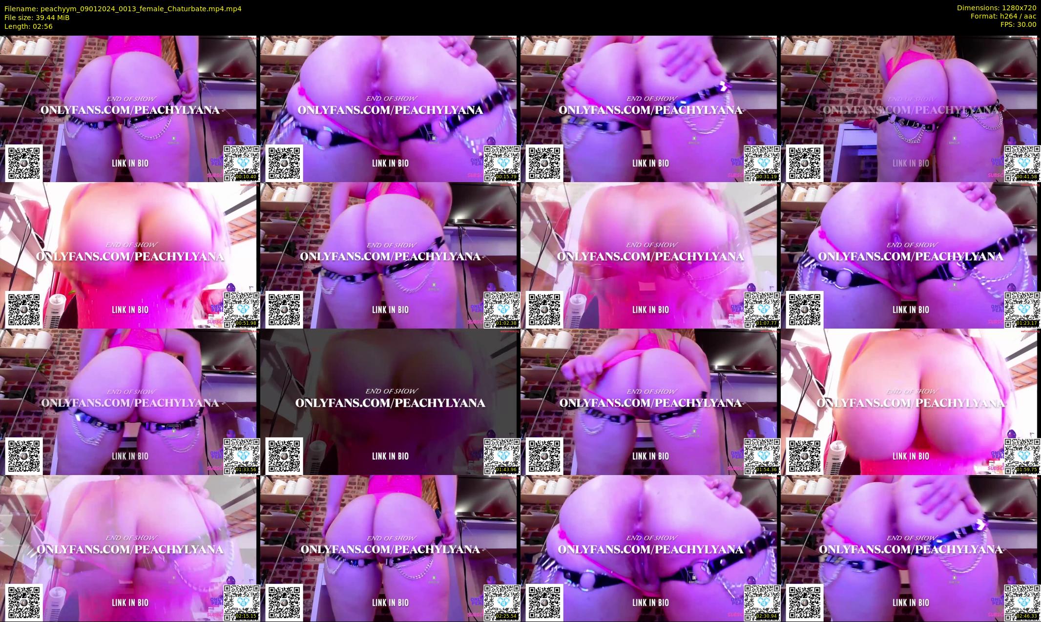peachyym — 3 minute Chaturbate female cam show recording, 720p, Jan 9, 2024